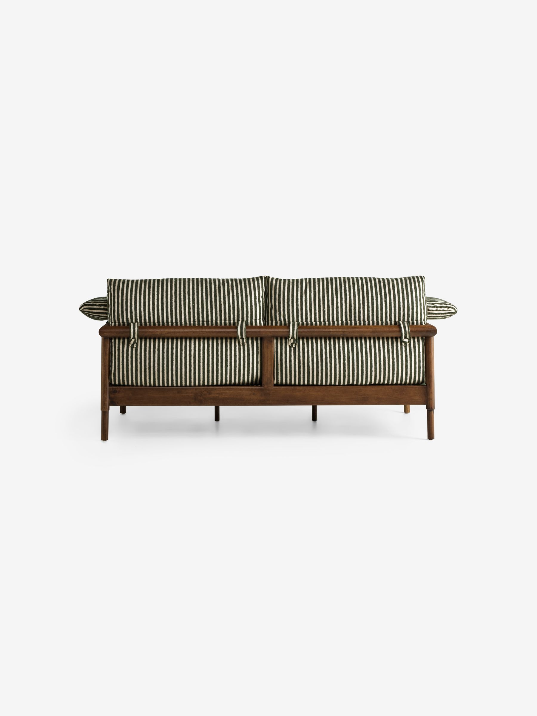 Solen Sofa in Dark Green Boucle Stripe - Image 6 of 6