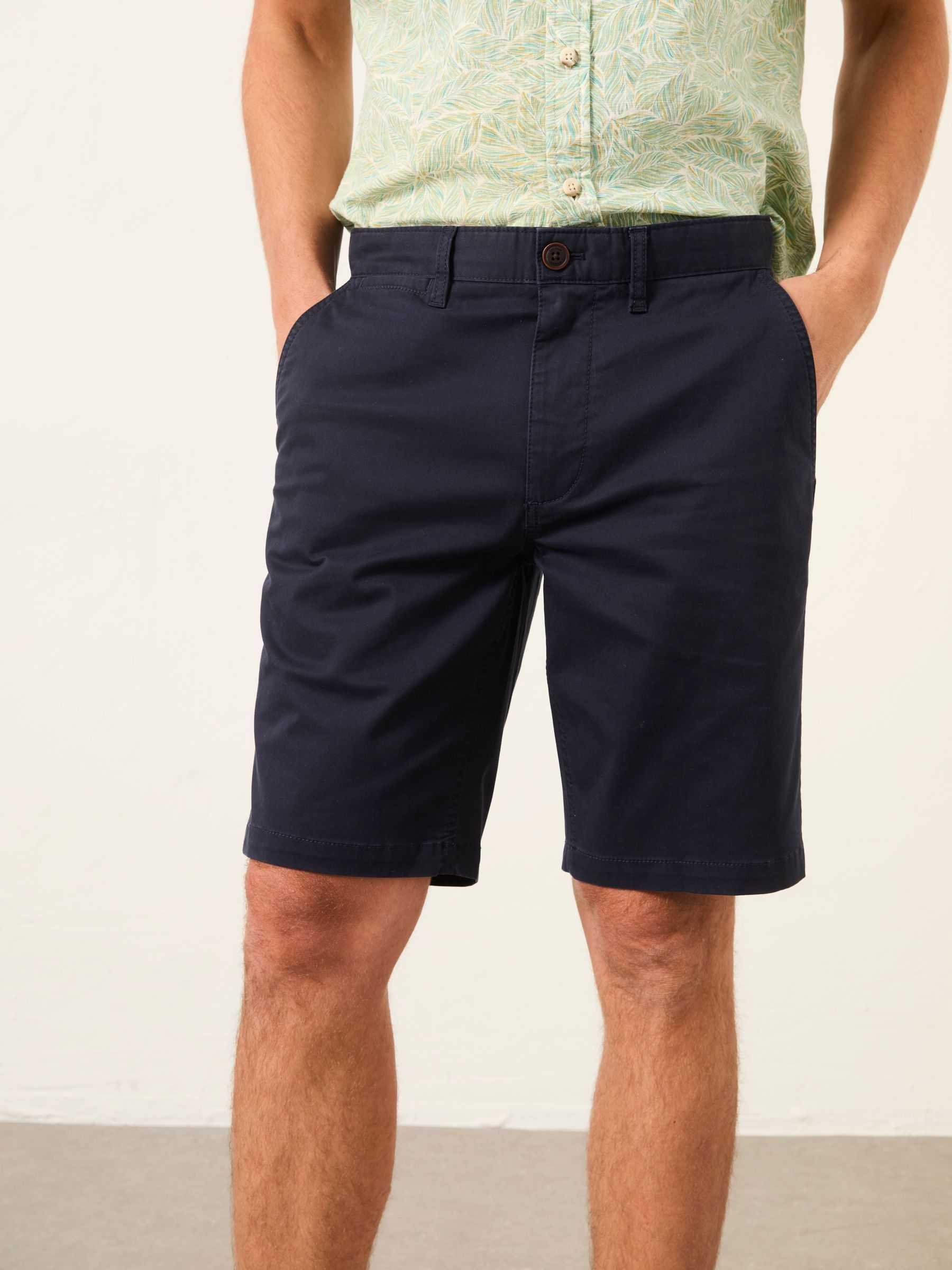 Mawes Navy Chino Shorts - Image 4 of 6