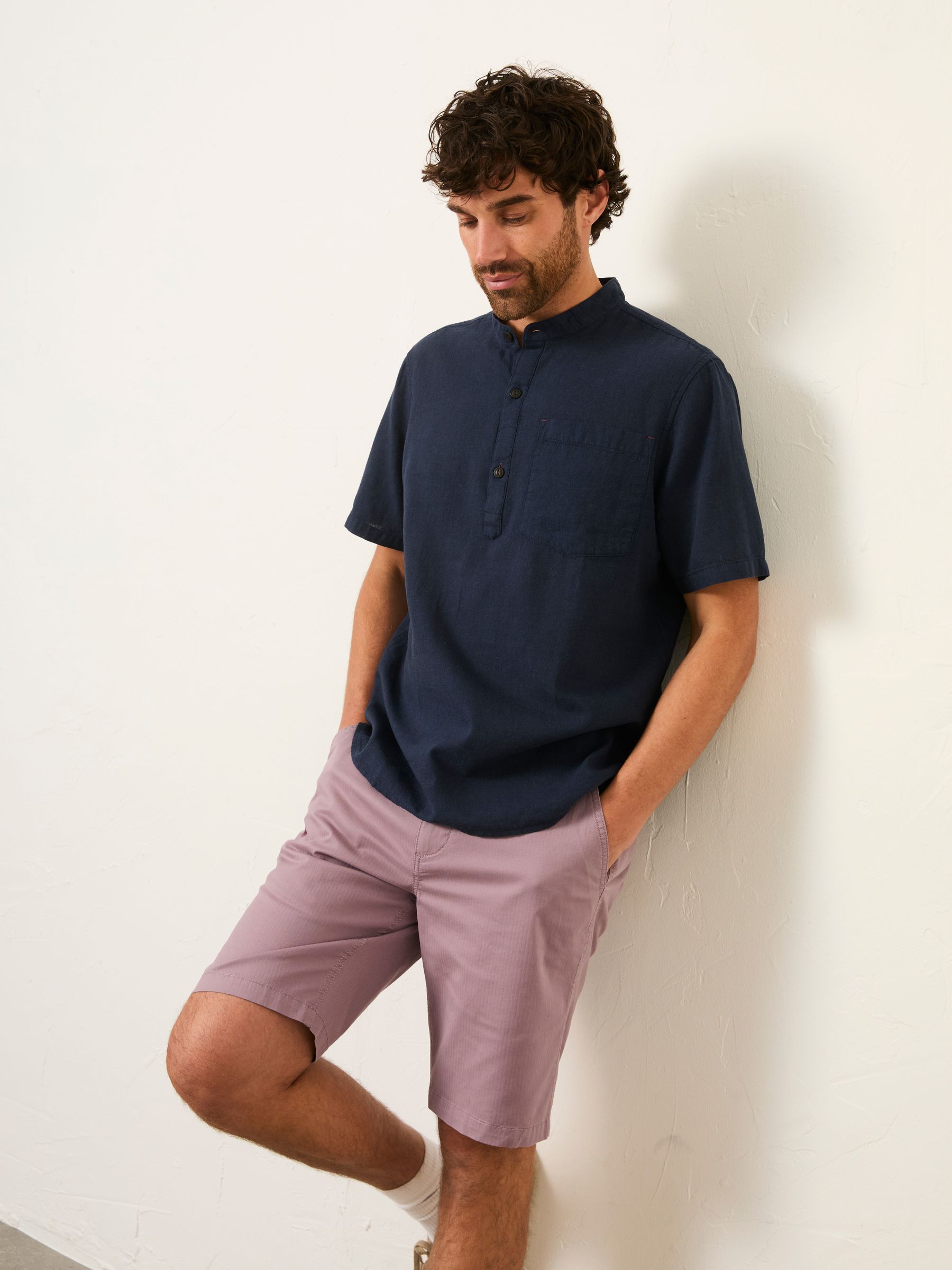 Mawes Dusky Purple Chino Shorts - Image 4 of 6
