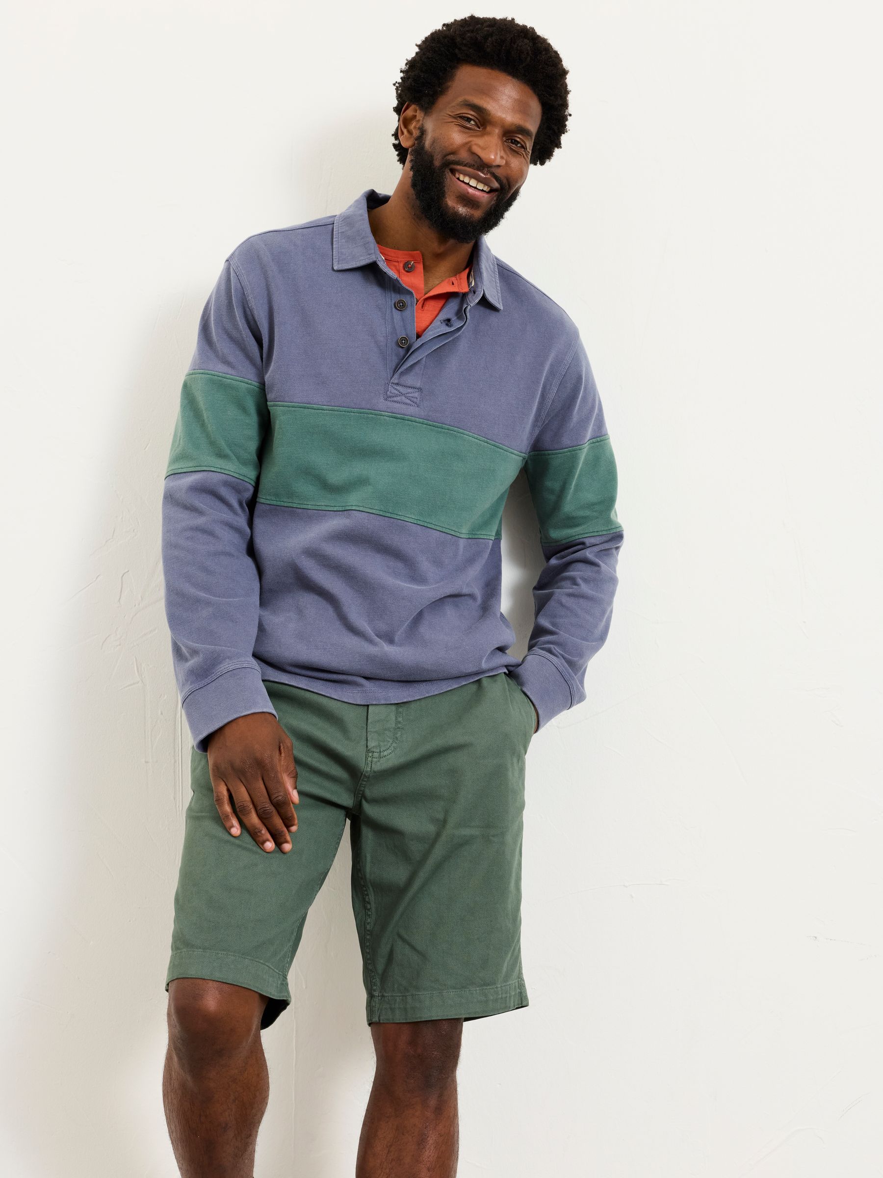 Green Stow Garment Dye Chino Shorts - Image 5 of 6