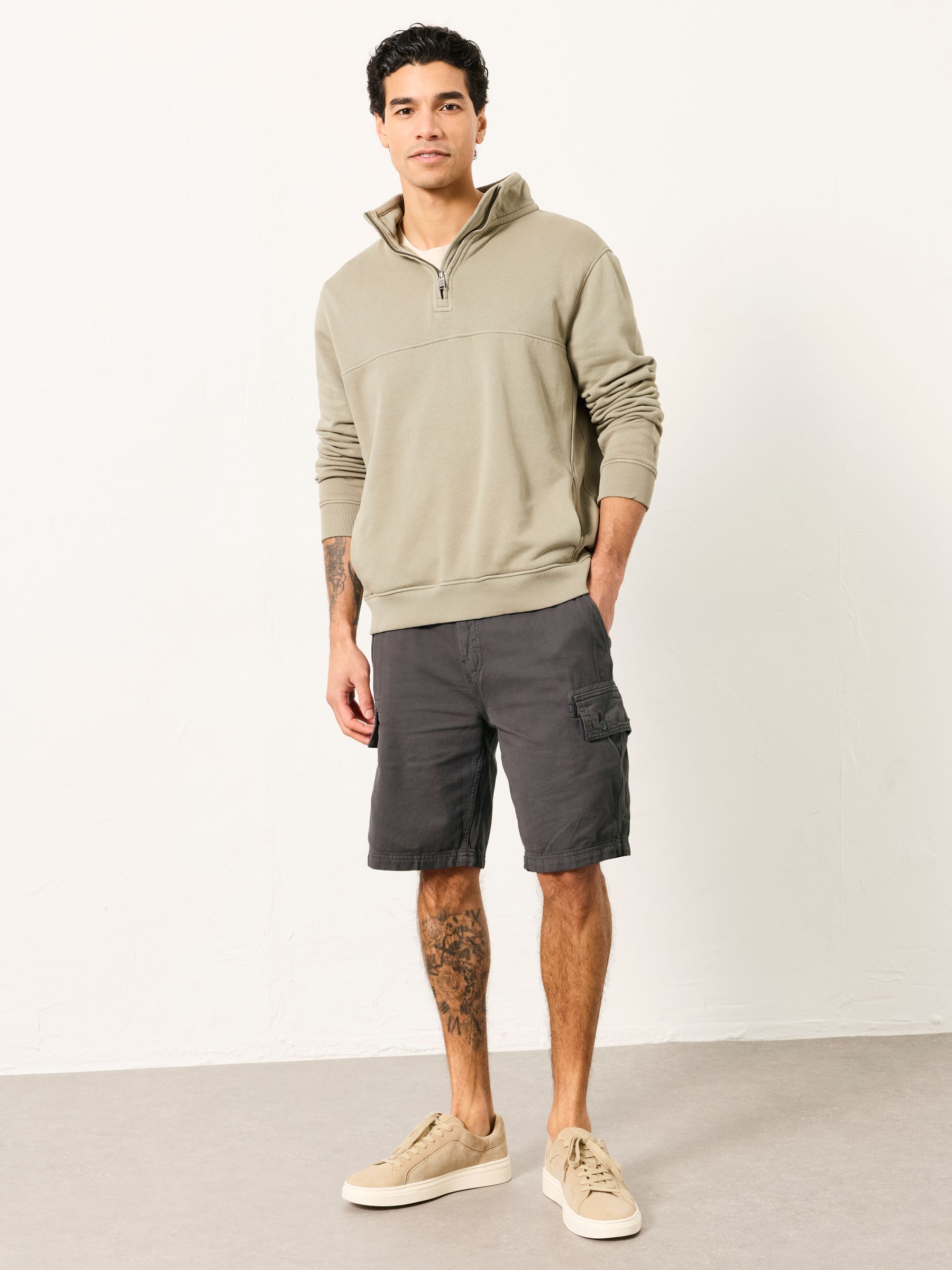 TFW49】COMBINATION SHORTS (B.GREYxNV)