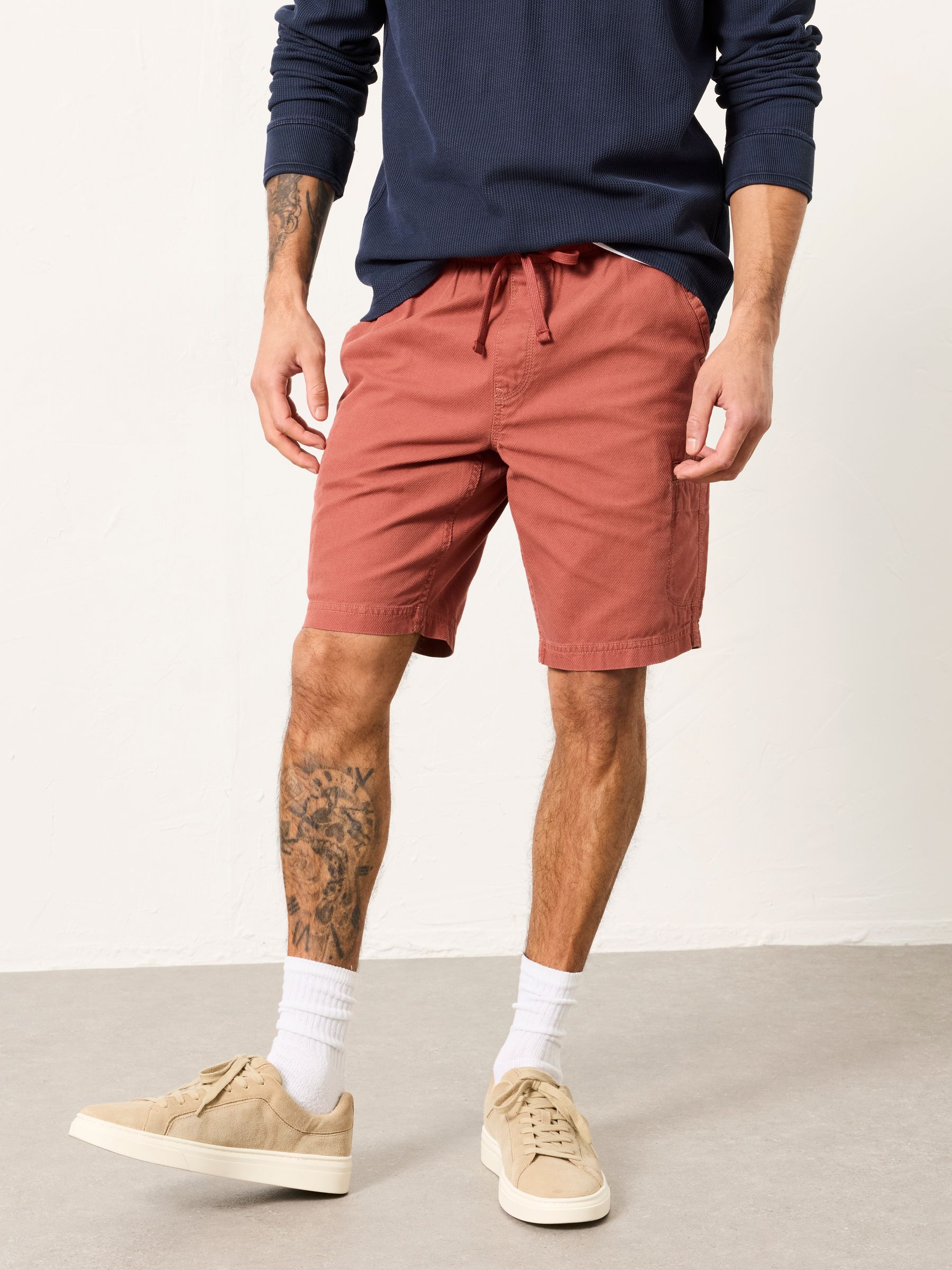 Rust Red Stow Garment Dye Chino Shorts - Image 1 of 7