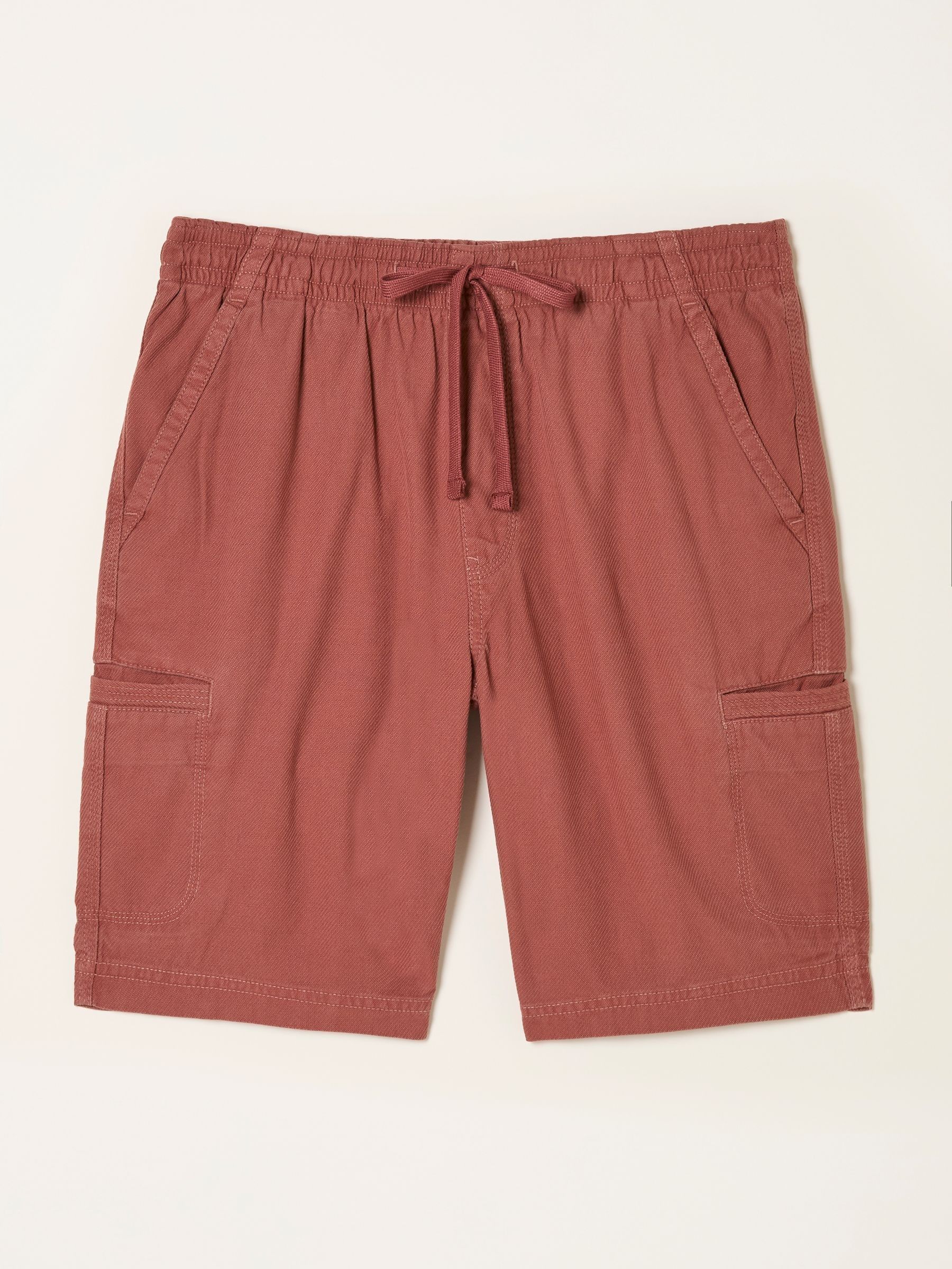 Rust Red Stow Garment Dye Chino Shorts - Image 7 of 7