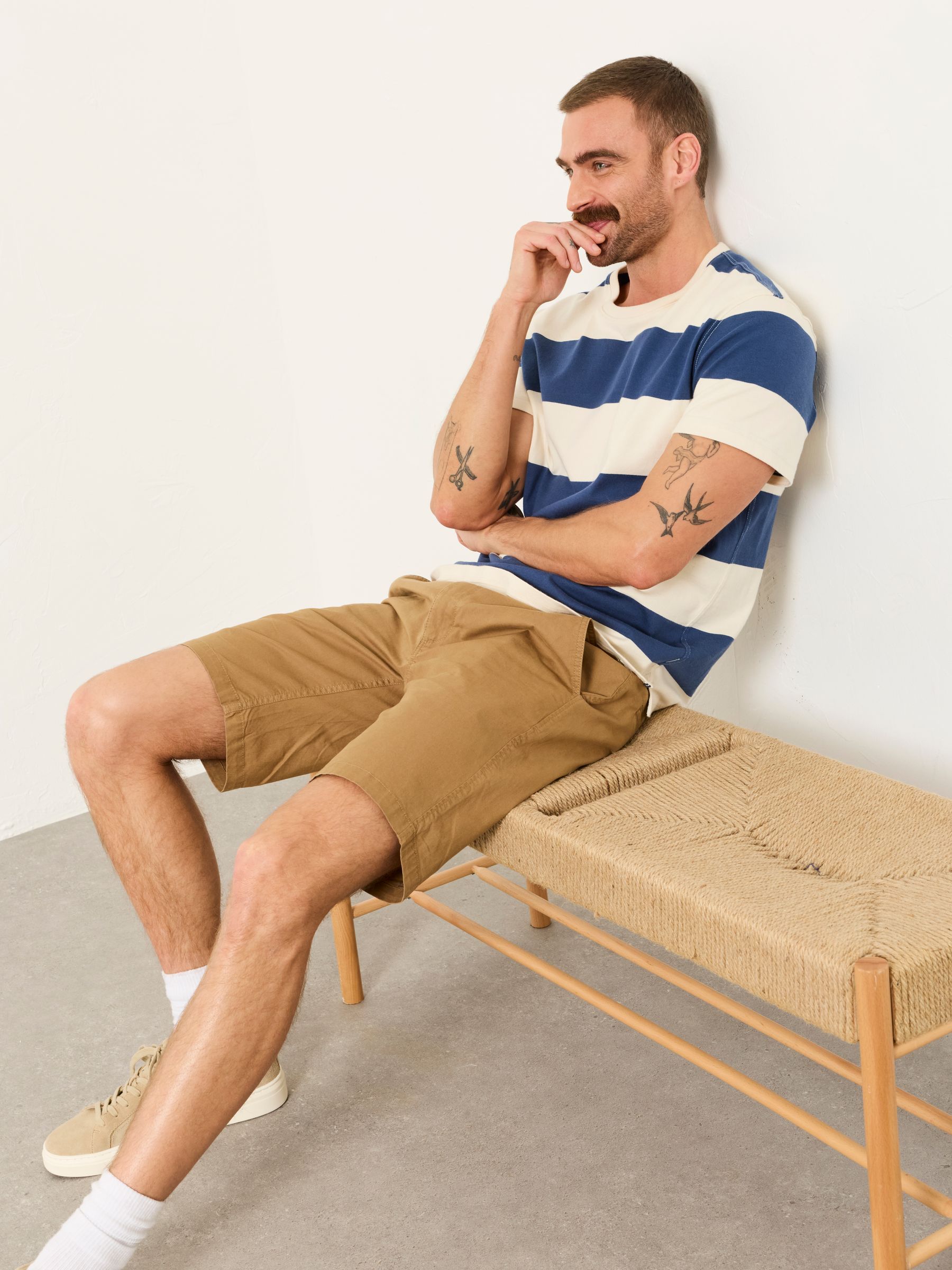 Navy 2 Pack Chino Shorts - Image 5 of 8