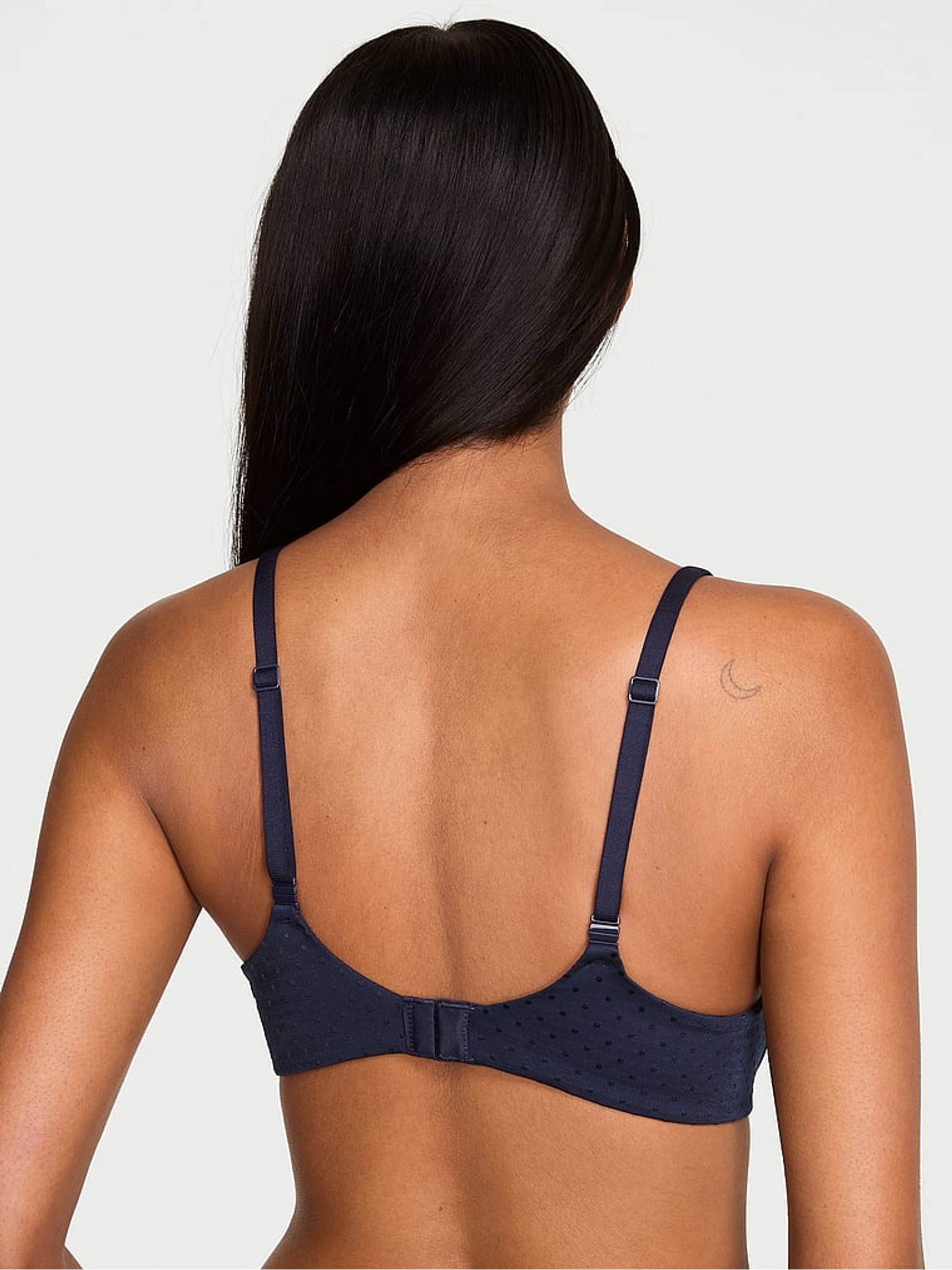 Noir Navy Blue Lightly Lined Full Cup Bra - Image 2 of 3