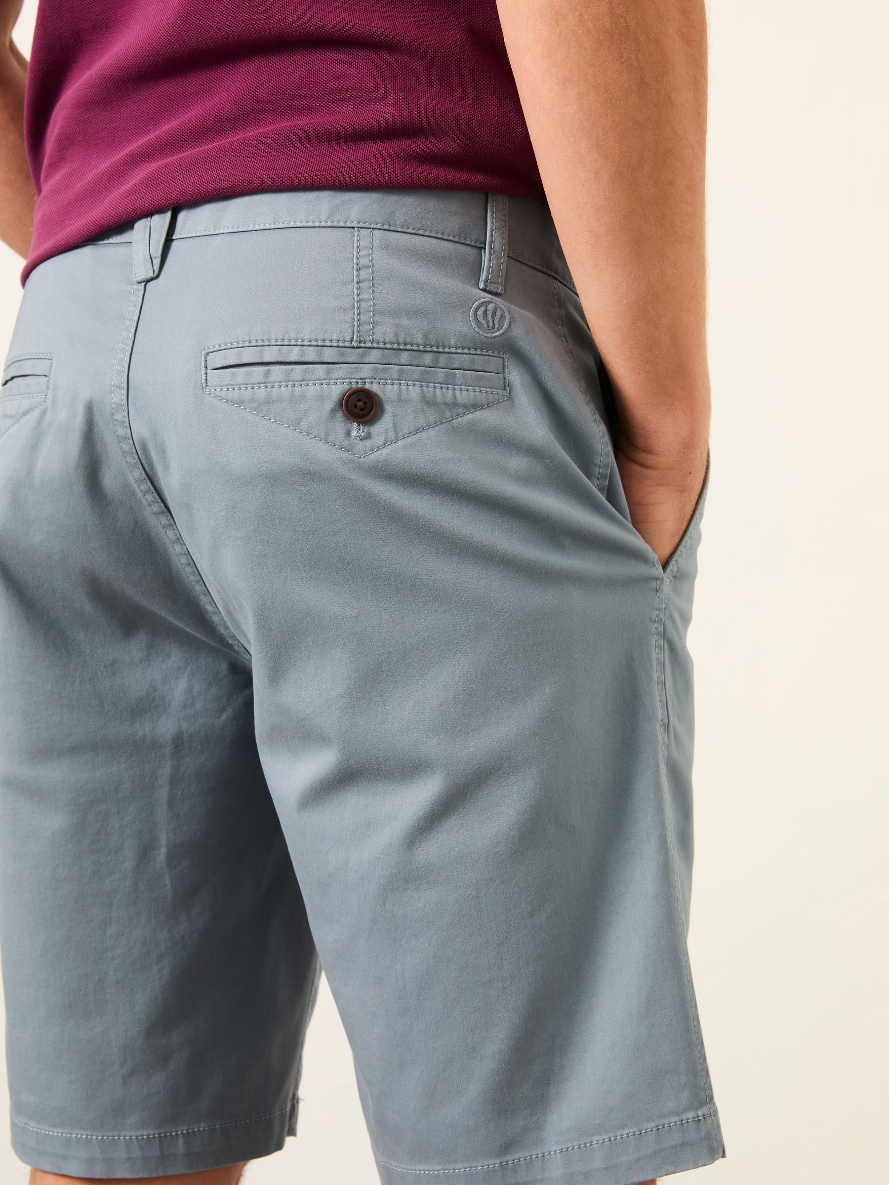 Mawes Denim Chino Shorts - Image 2 of 5 Mawes Denim Chino Shorts - Image 2 of 5