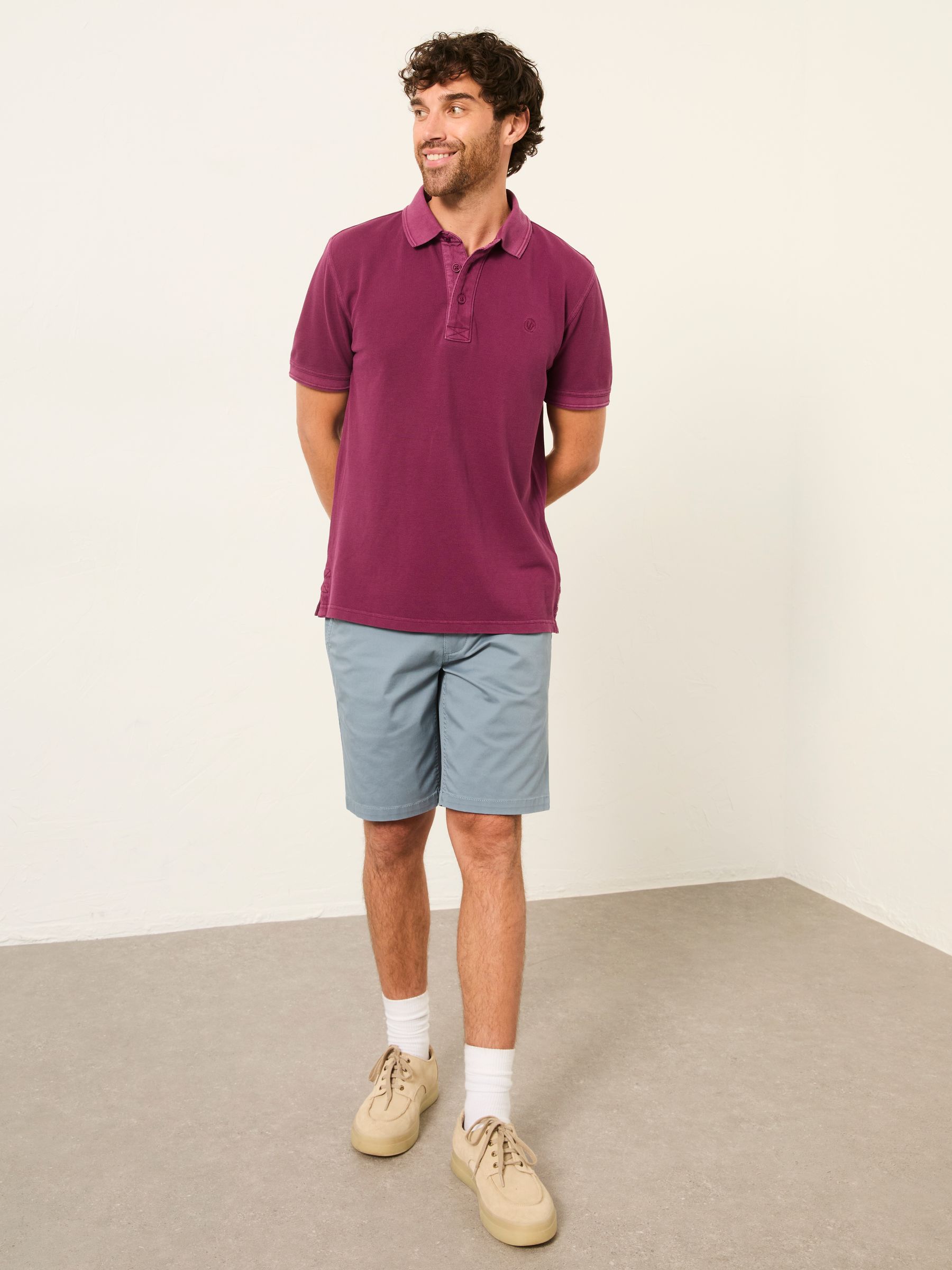 Mawes Denim Chino Shorts - Image 3 of 5