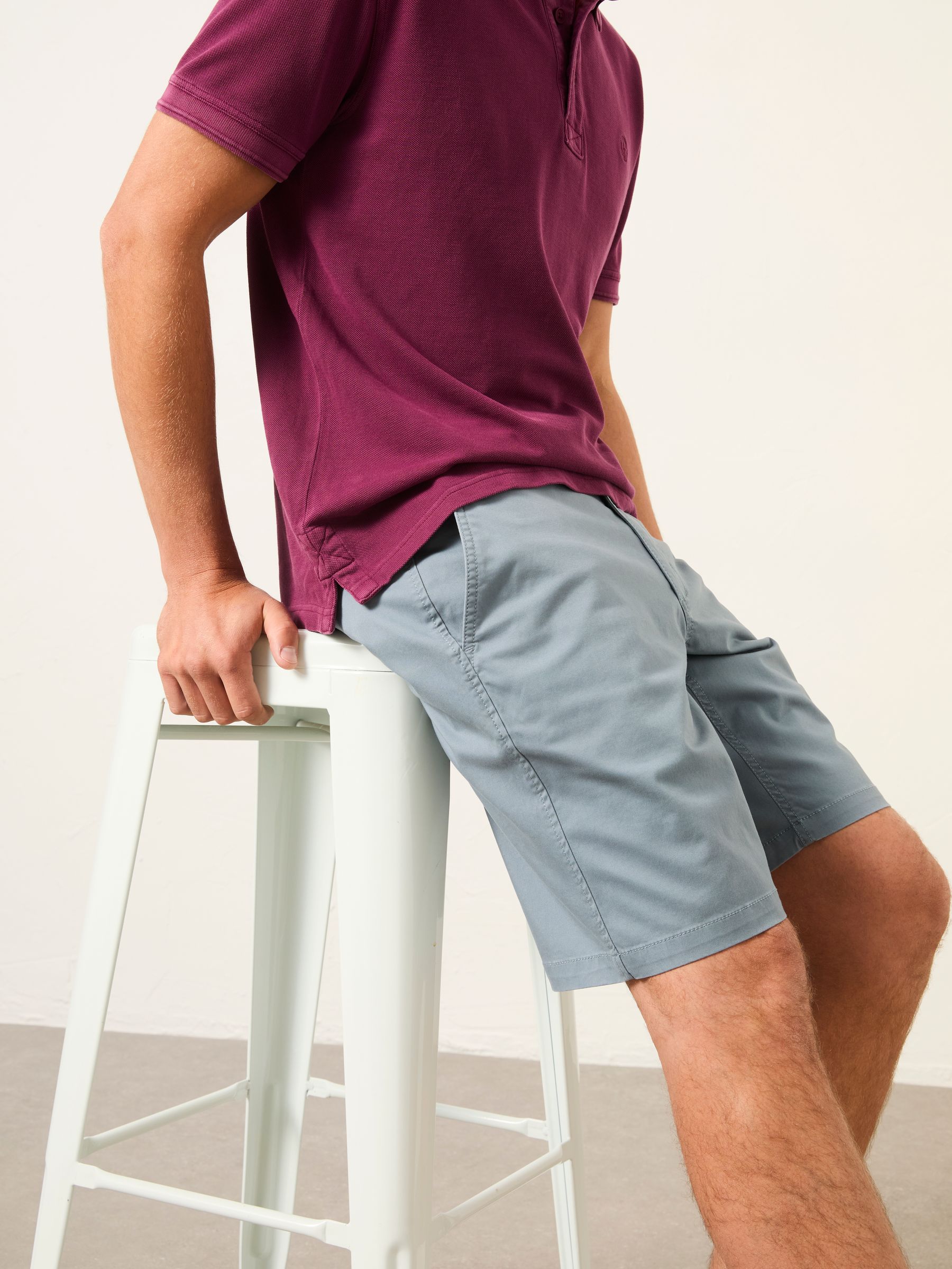 Mawes Denim Chino Shorts - Image 4 of 5