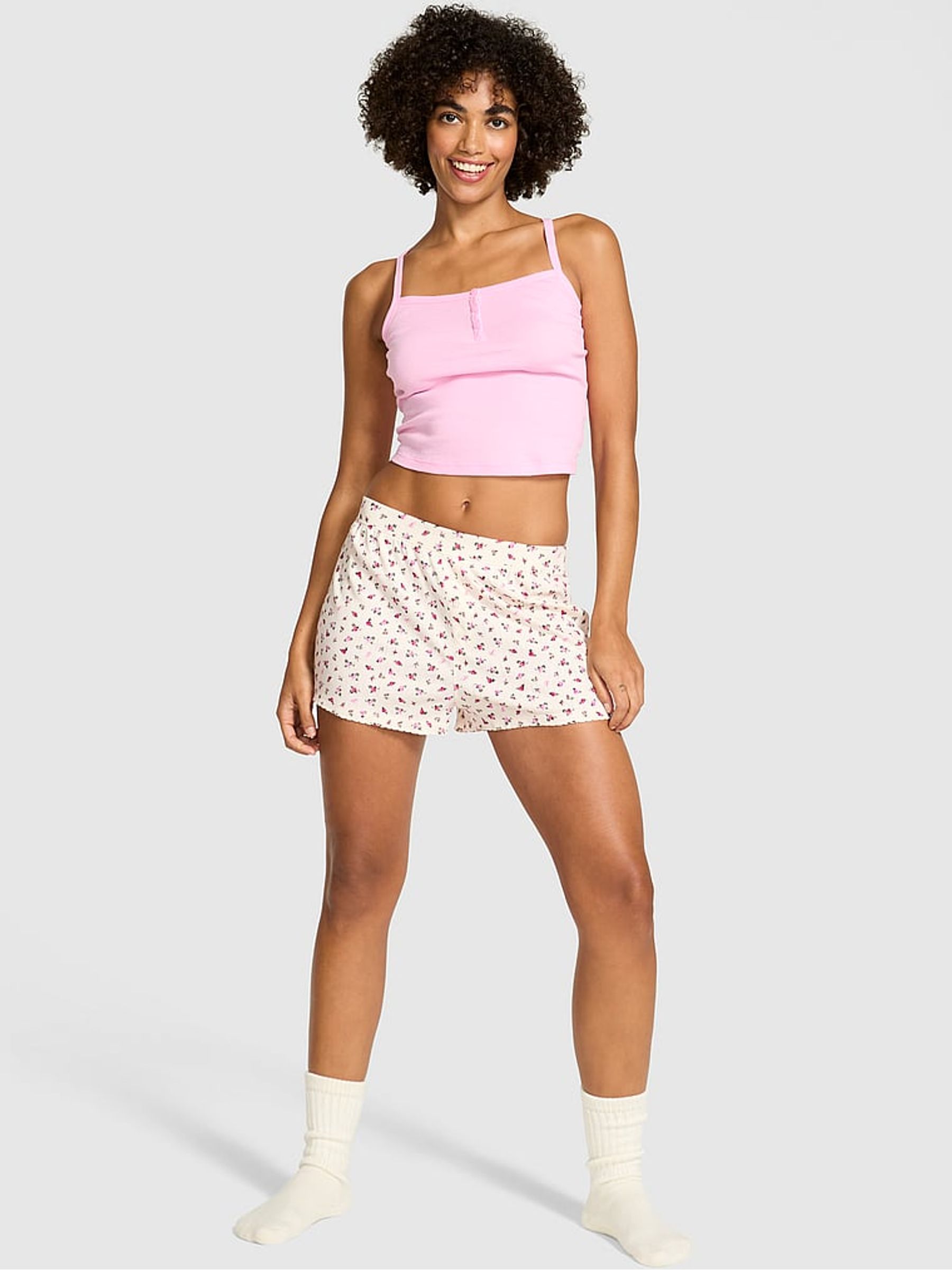 Winter White Pyjama Short Bottoms - Image 1 of 2