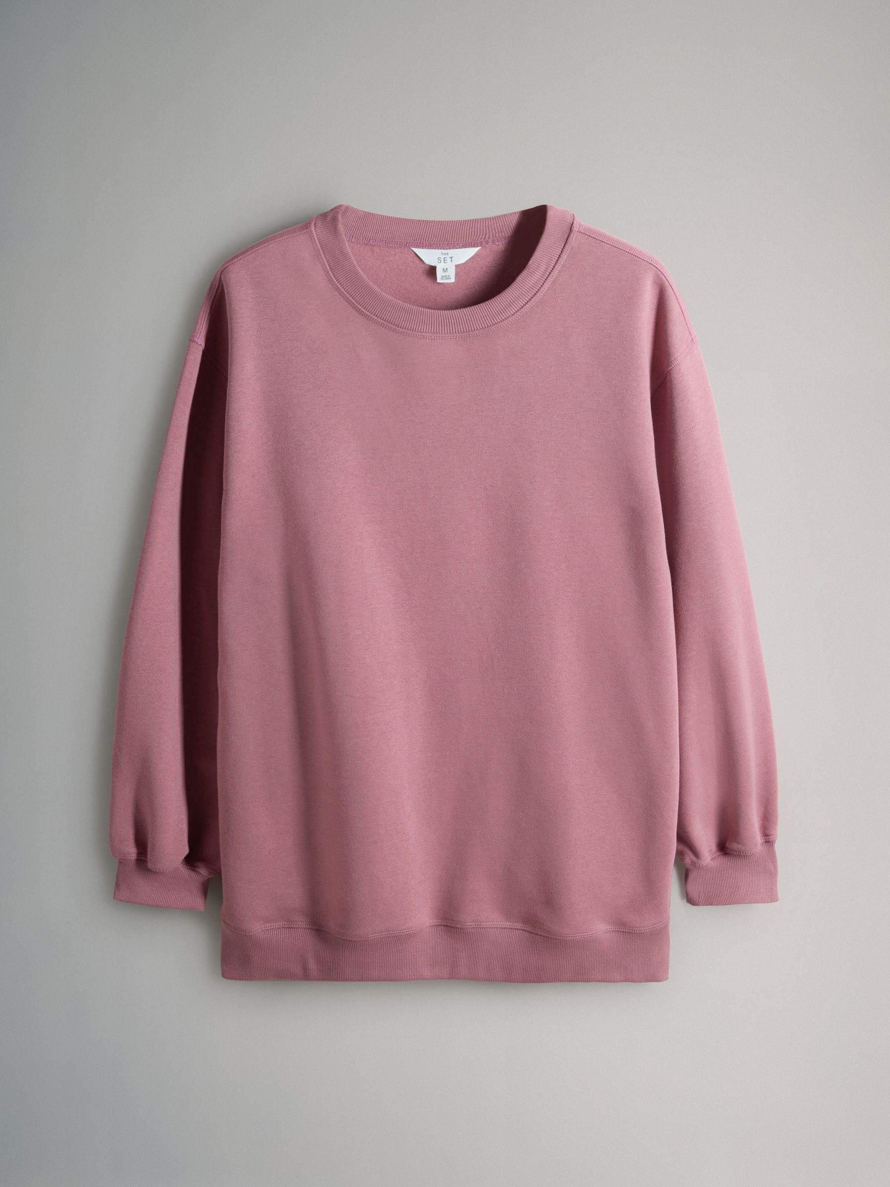 Navy/Pink 2 Pack Longline Crew Neck Sweatshirt - Image 2 of 5