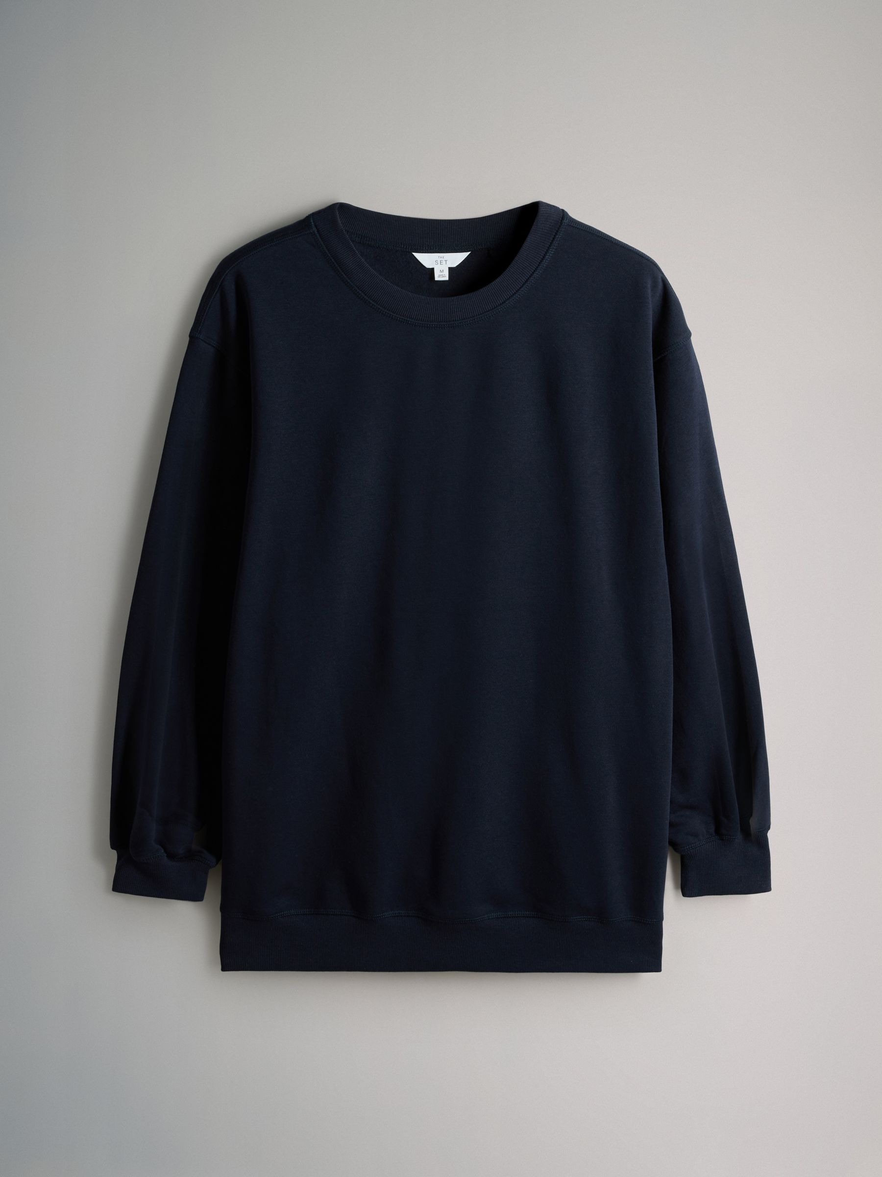 Navy/Pink 2 Pack Longline Crew Neck Sweatshirt - Image 3 of 5