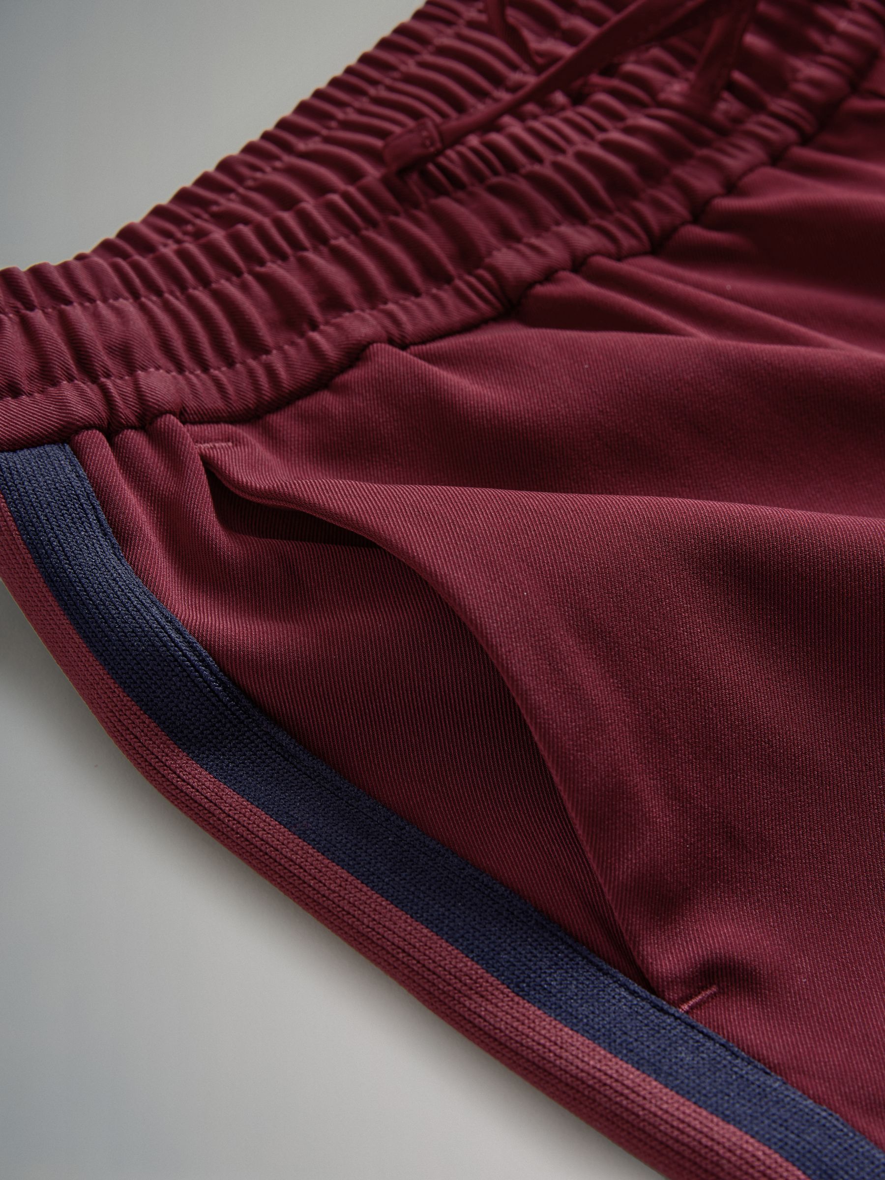 Burgundy Red/Navy Blue 2 Pack Wide Leg Trousers - Image 6 of 6