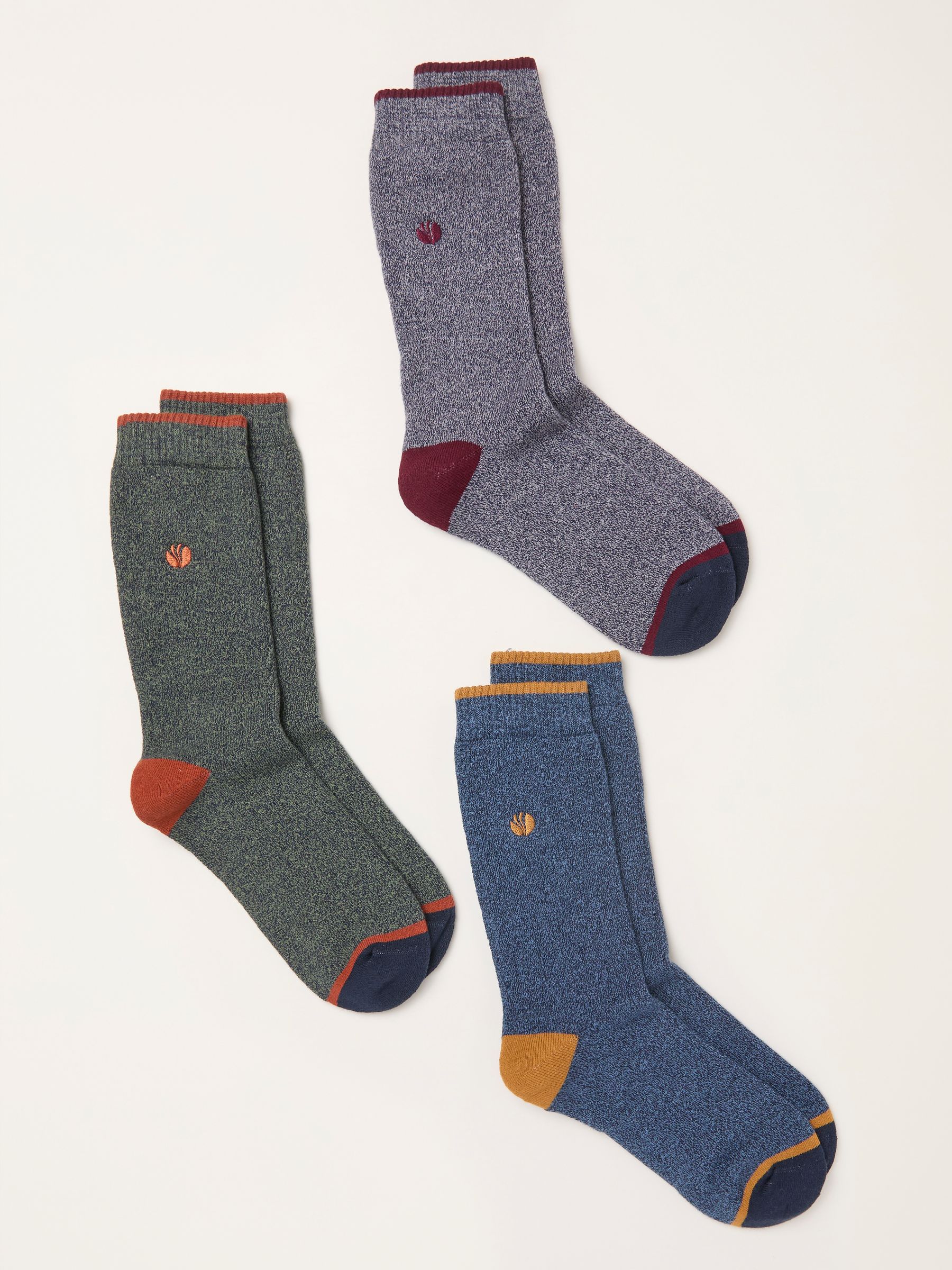 Multi 3 Pairs of Thermal Socks - Image 2 of 2