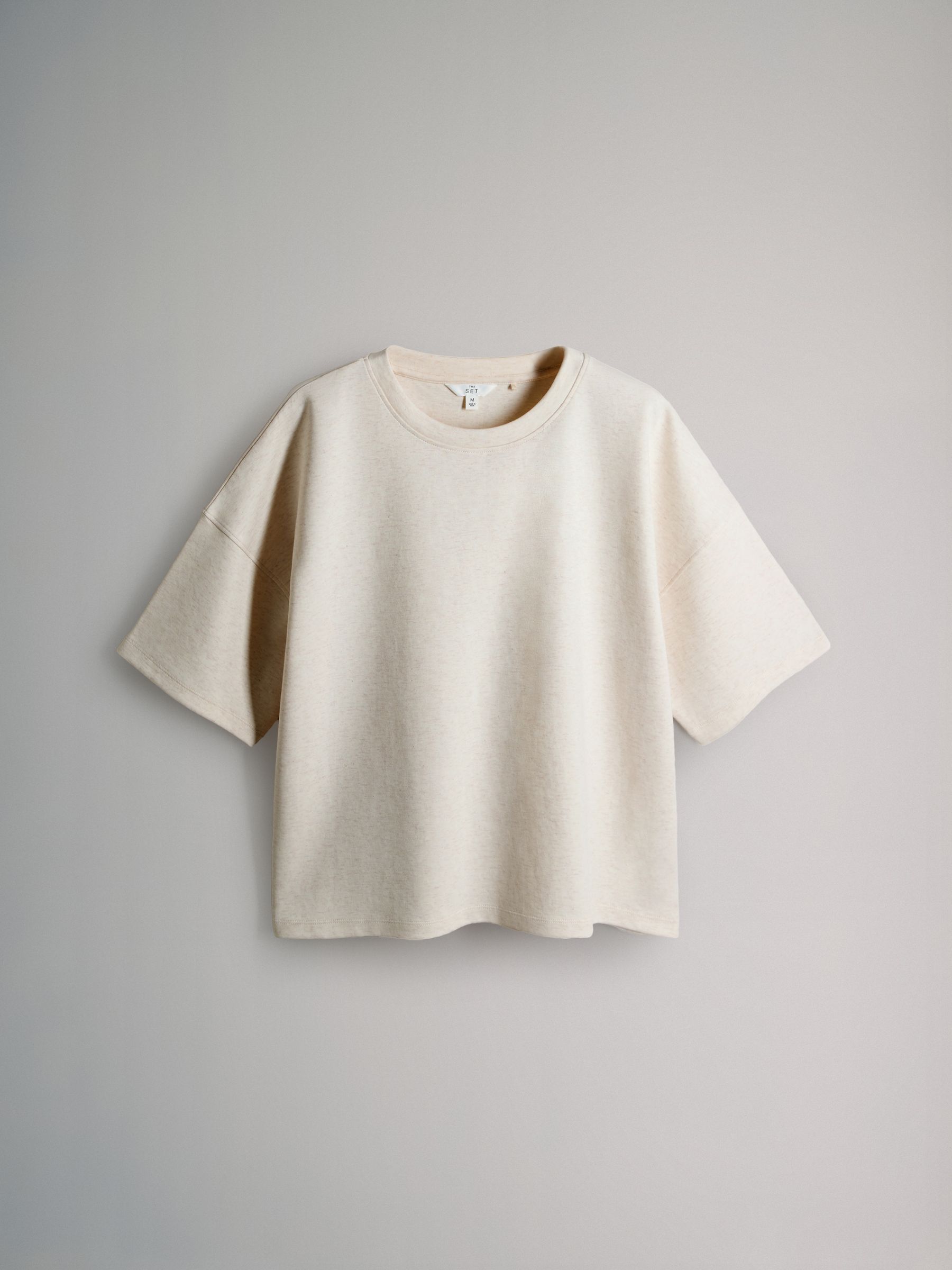 Black / Chocolate Brown/ Oat - 3 Pack Heavyweight Premium Boxy T-Shirts - Image 5 of 8