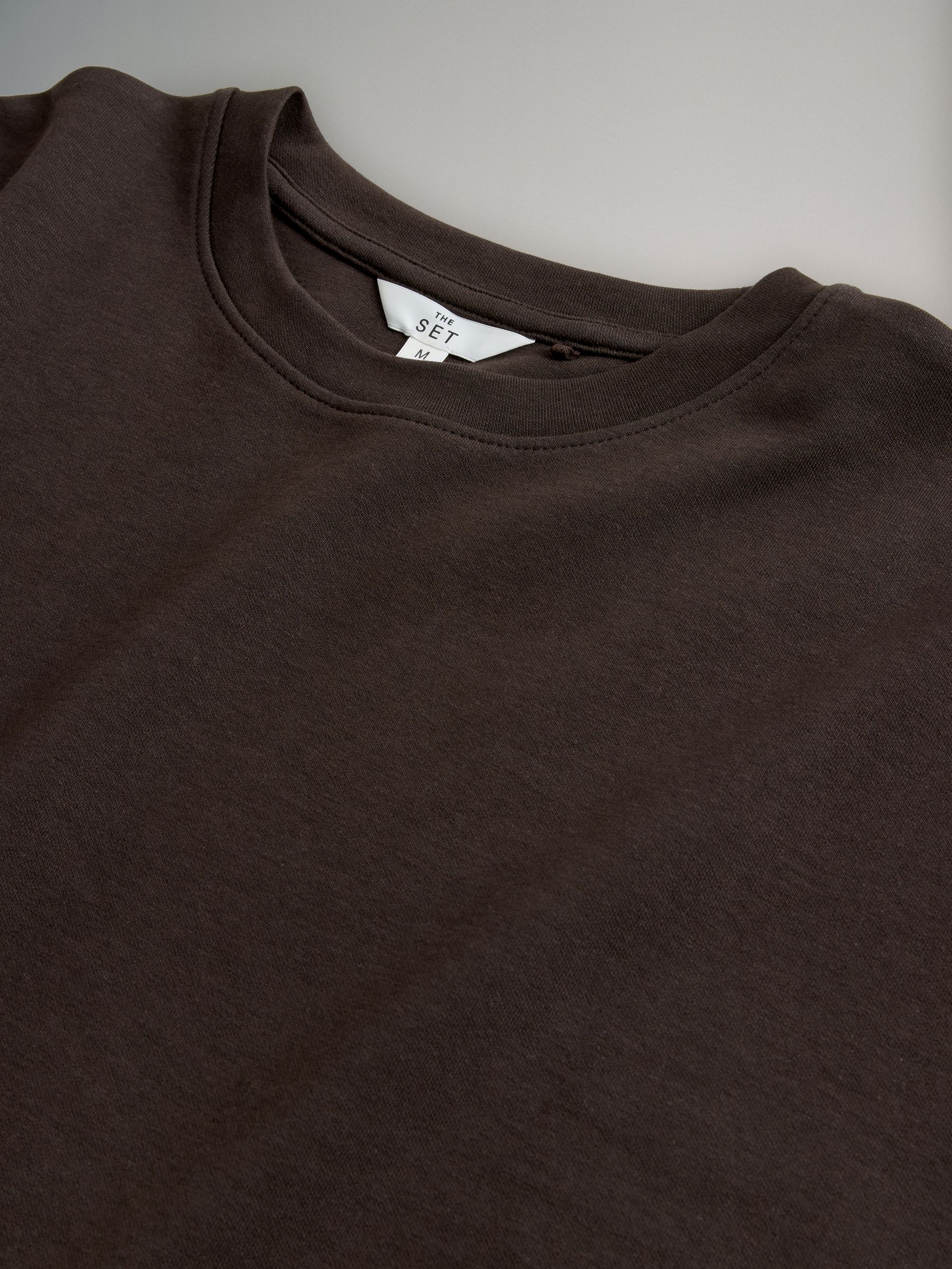 Black / Chocolate Brown/ Oat 3 Pack Heavyweight Premium Boxy T-Shirts - Image 5 of 5