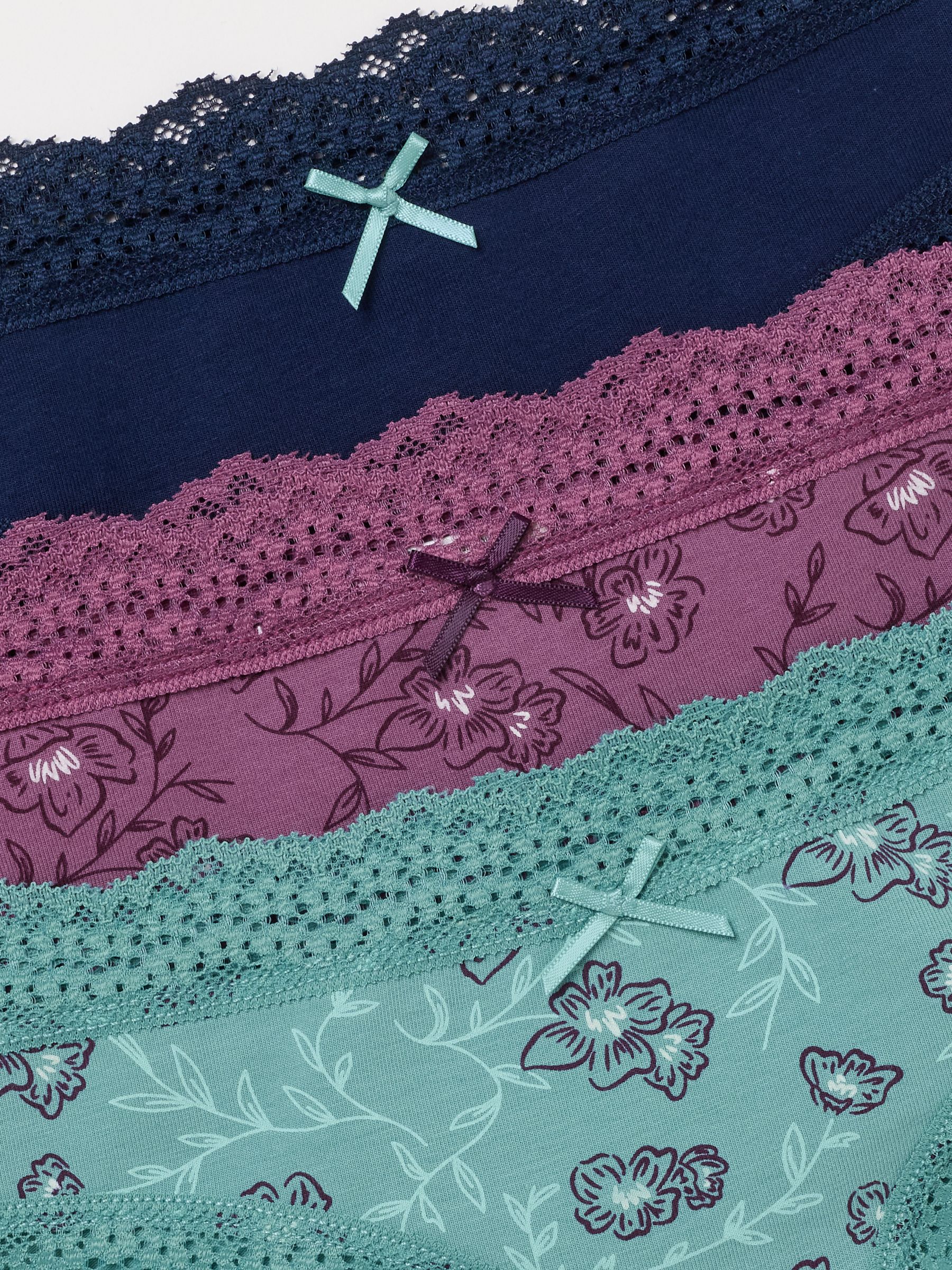 Purple 3 Pack of Lace Shorts - Image 3 of 3 Purple 3 Pack of Lace Shorts - Image 3 of 3