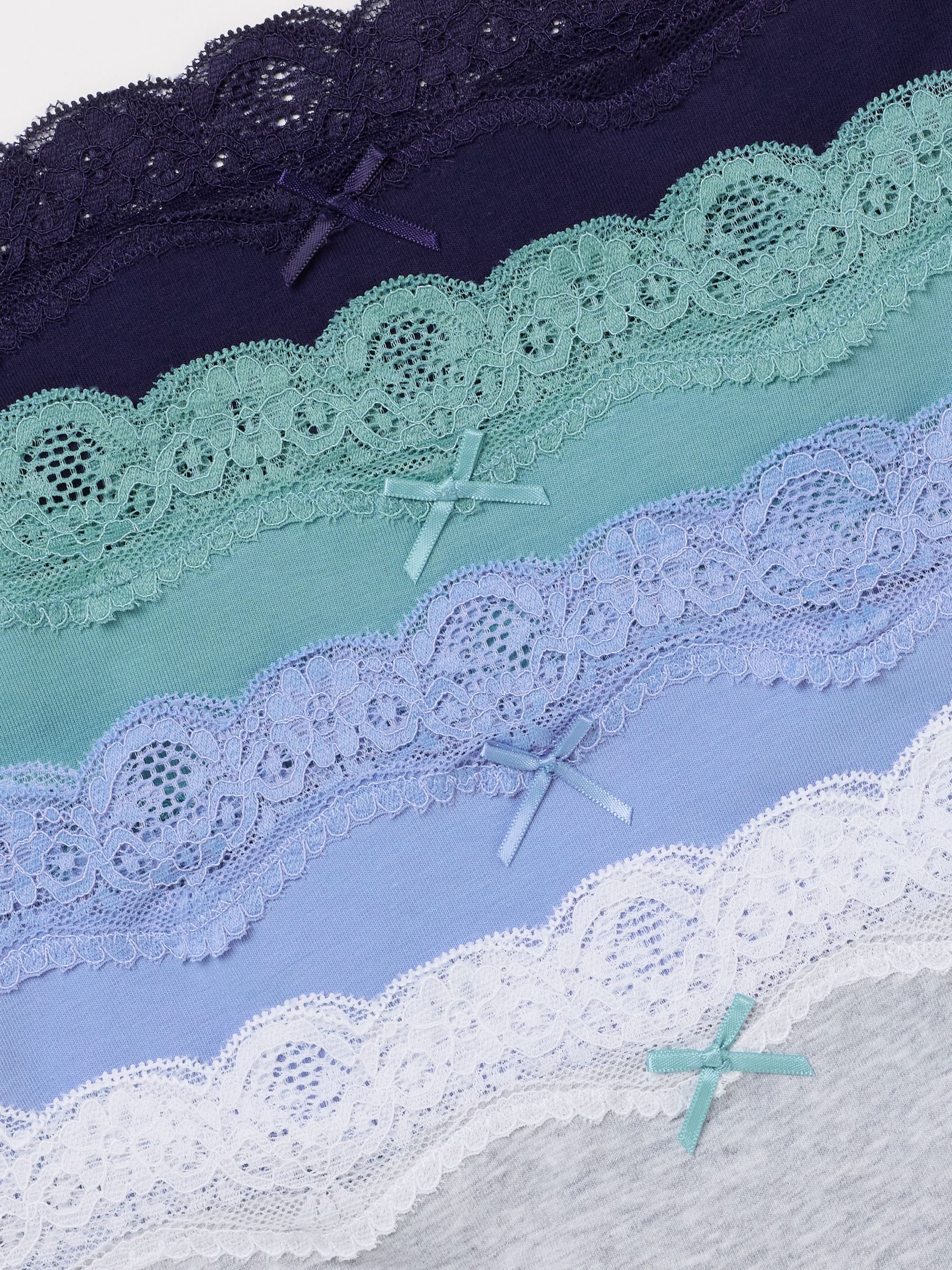 BlueGrey 4 Pack of Plain Classic Knickers - Image 3 of 3 BlueGrey 4 Pack of Plain Classic Knickers - Image 3 of 3