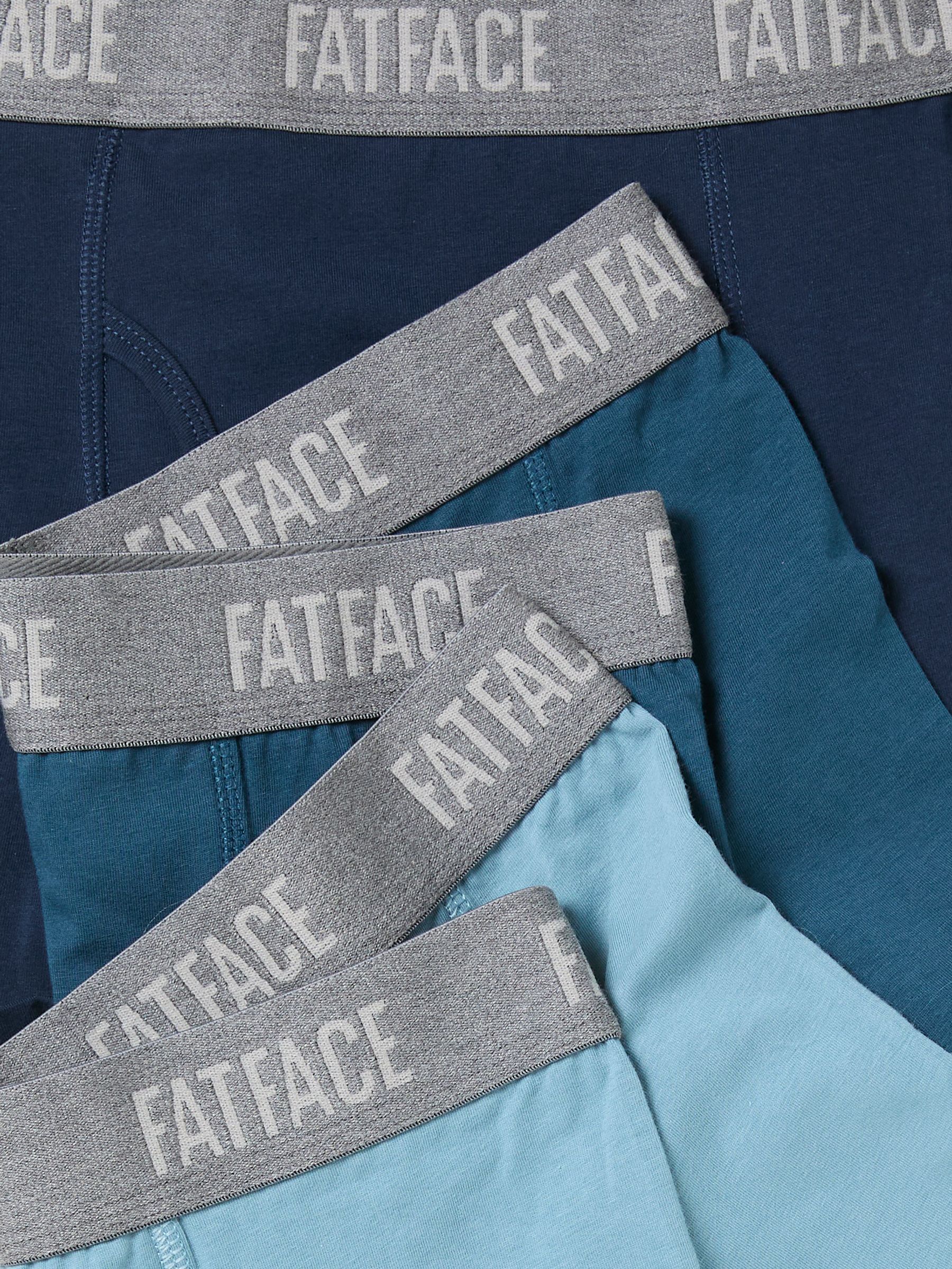 Teal Blue 3 Pairs of Plain Boxers - Image 2 of 2 Teal Blue 3 Pairs of Plain Boxers - Image 2 of 2