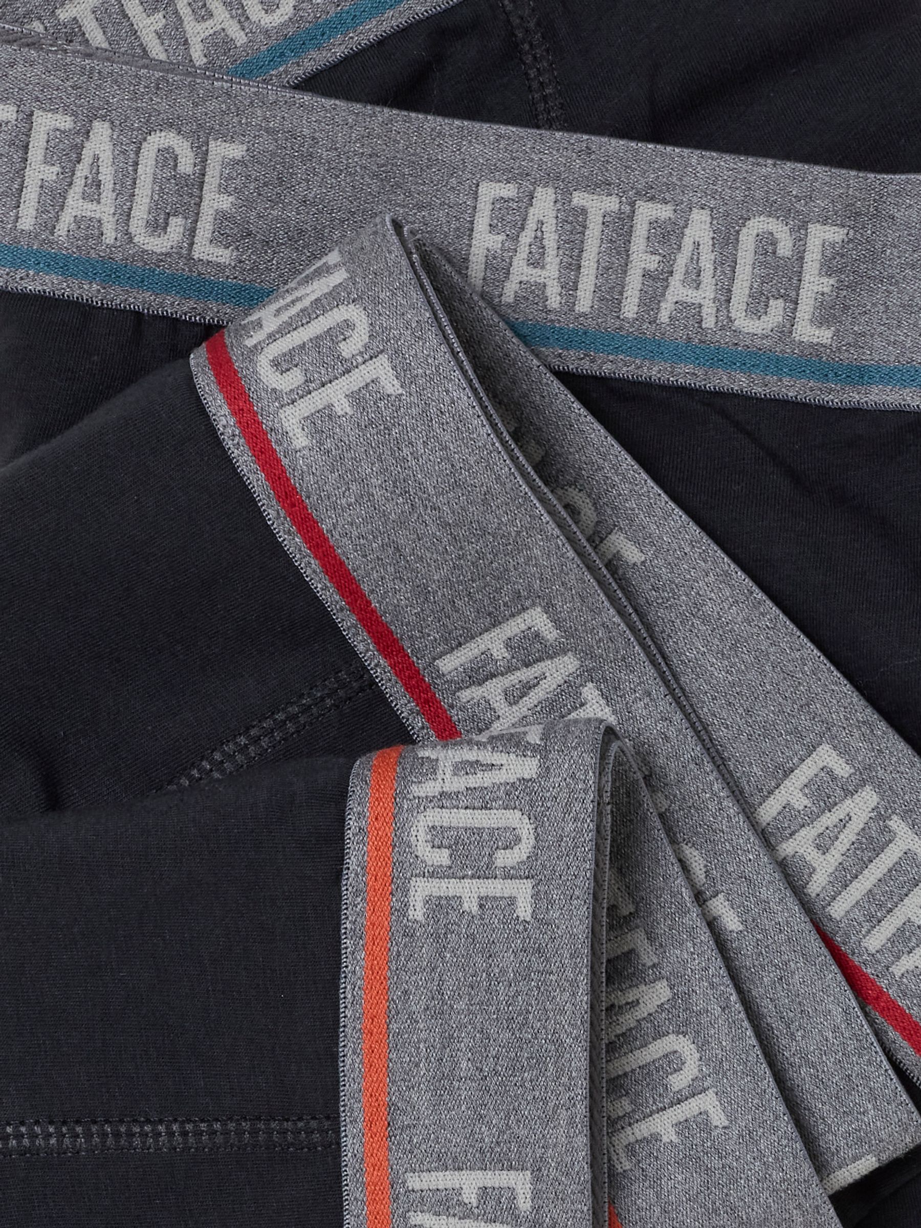 Black 3 Pairs of Plain Boxers - Image 2 of 2