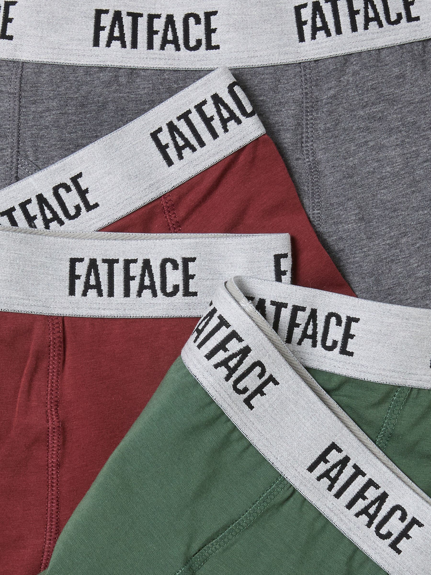 Multi Colour 3 Pairs of Plain Boxers - Image 2 of 2