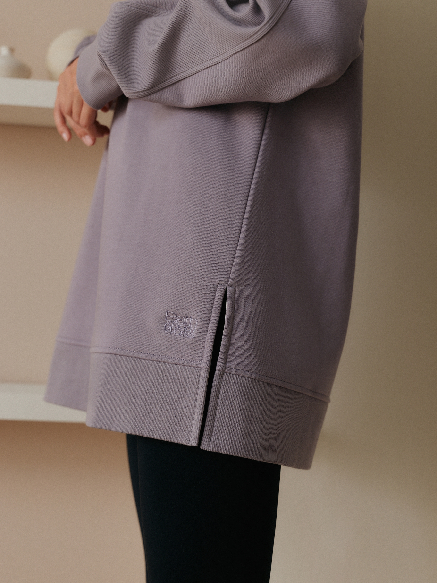 Purple Long Line Hoodie - Image 6 of 6