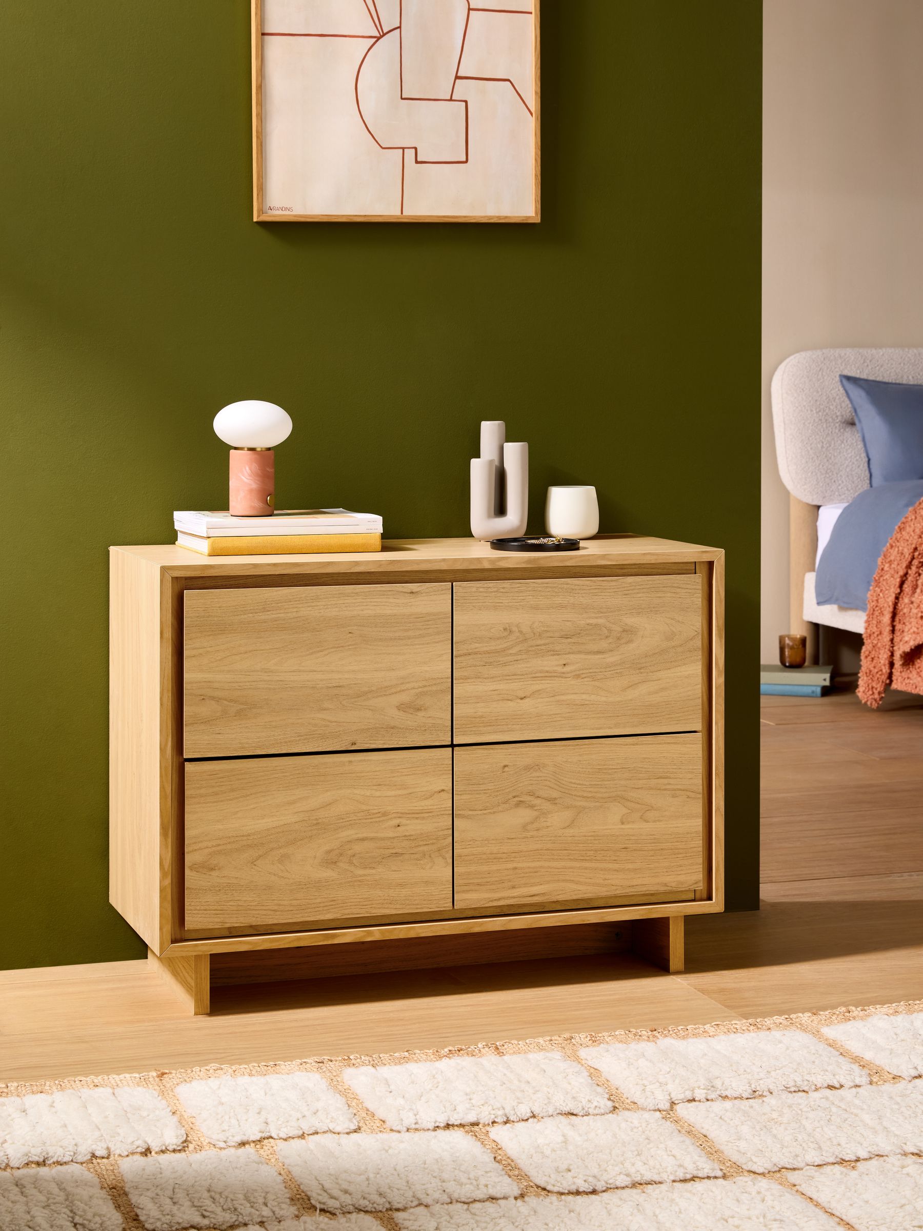 Oak Effect Kaci Regular Chest of Drawers - Image 1 of 6