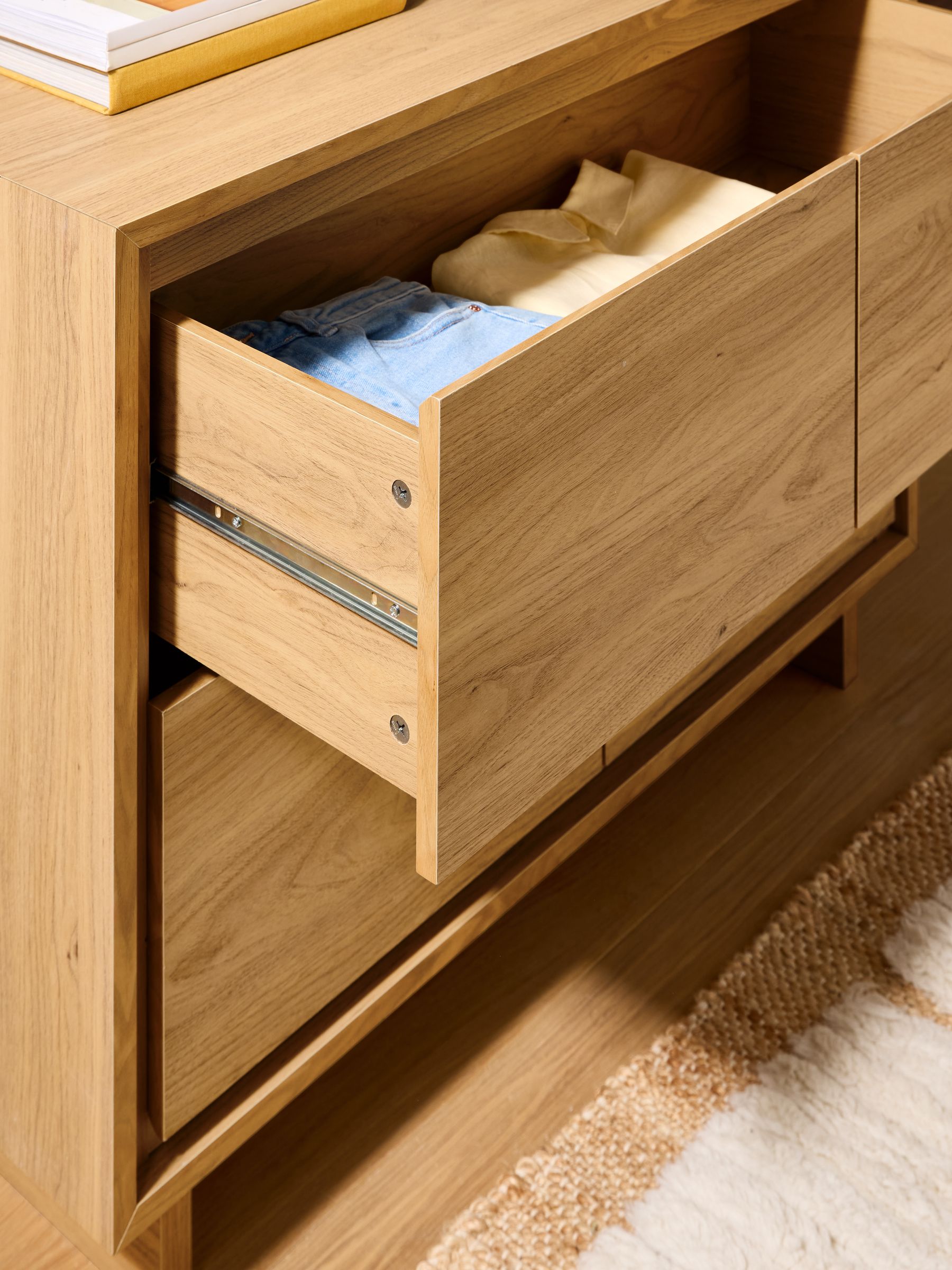 Oak Effect Kaci Regular Chest of Drawers - Image 2 of 6