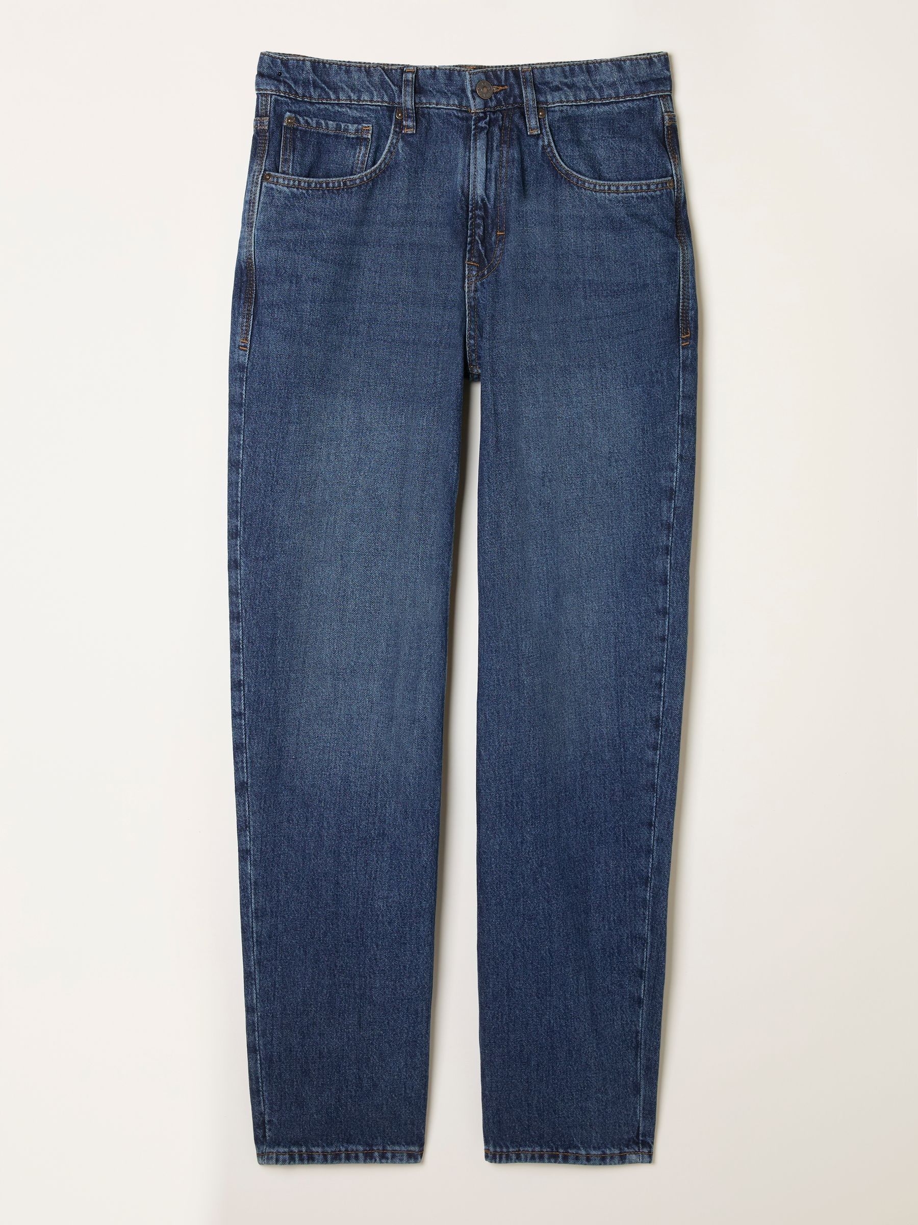 Indigo Blue Tapered Fit Jeans - Image 5 of 5