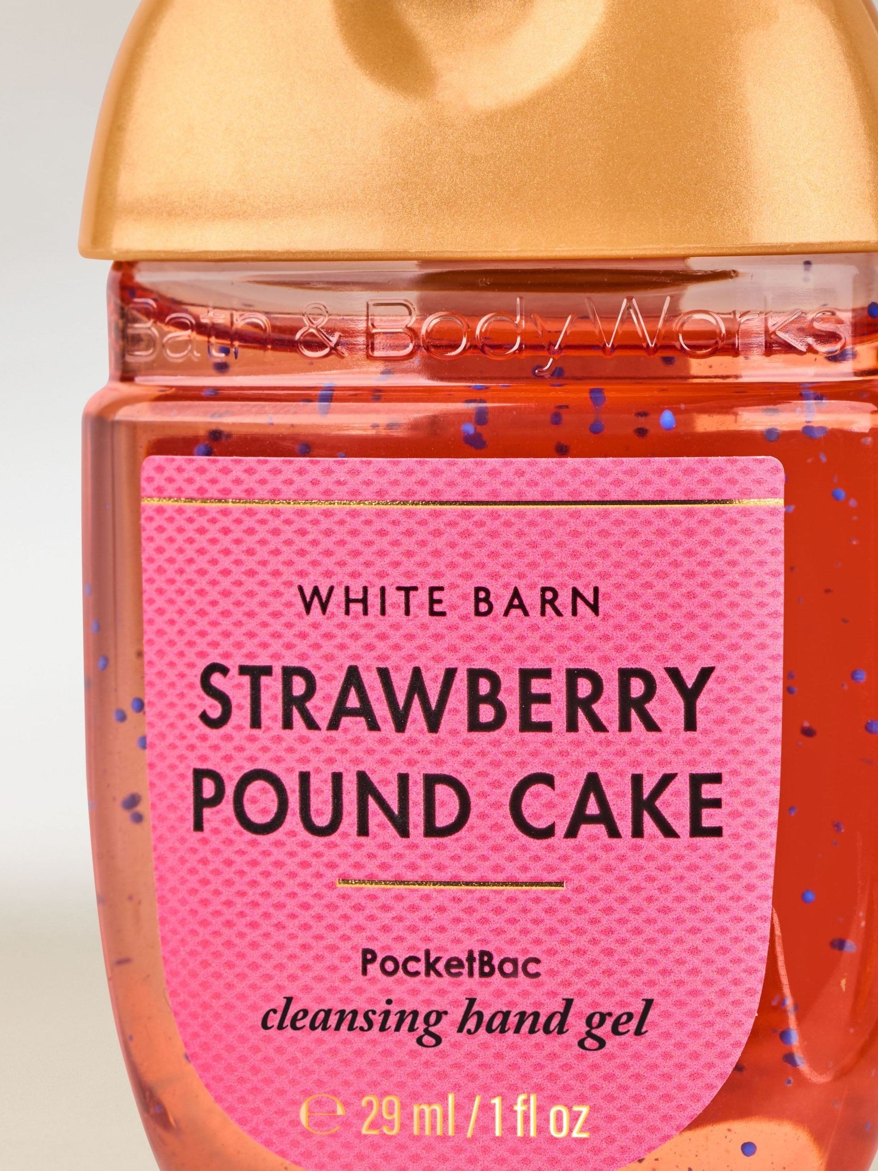 Strawberry Pound Cake PocketBac Cleansing Hand Gel 29ml - Image 2 of 3 Strawberry Pound Cake PocketBac Cleansing Hand Gel 29ml - Image 2 of 3