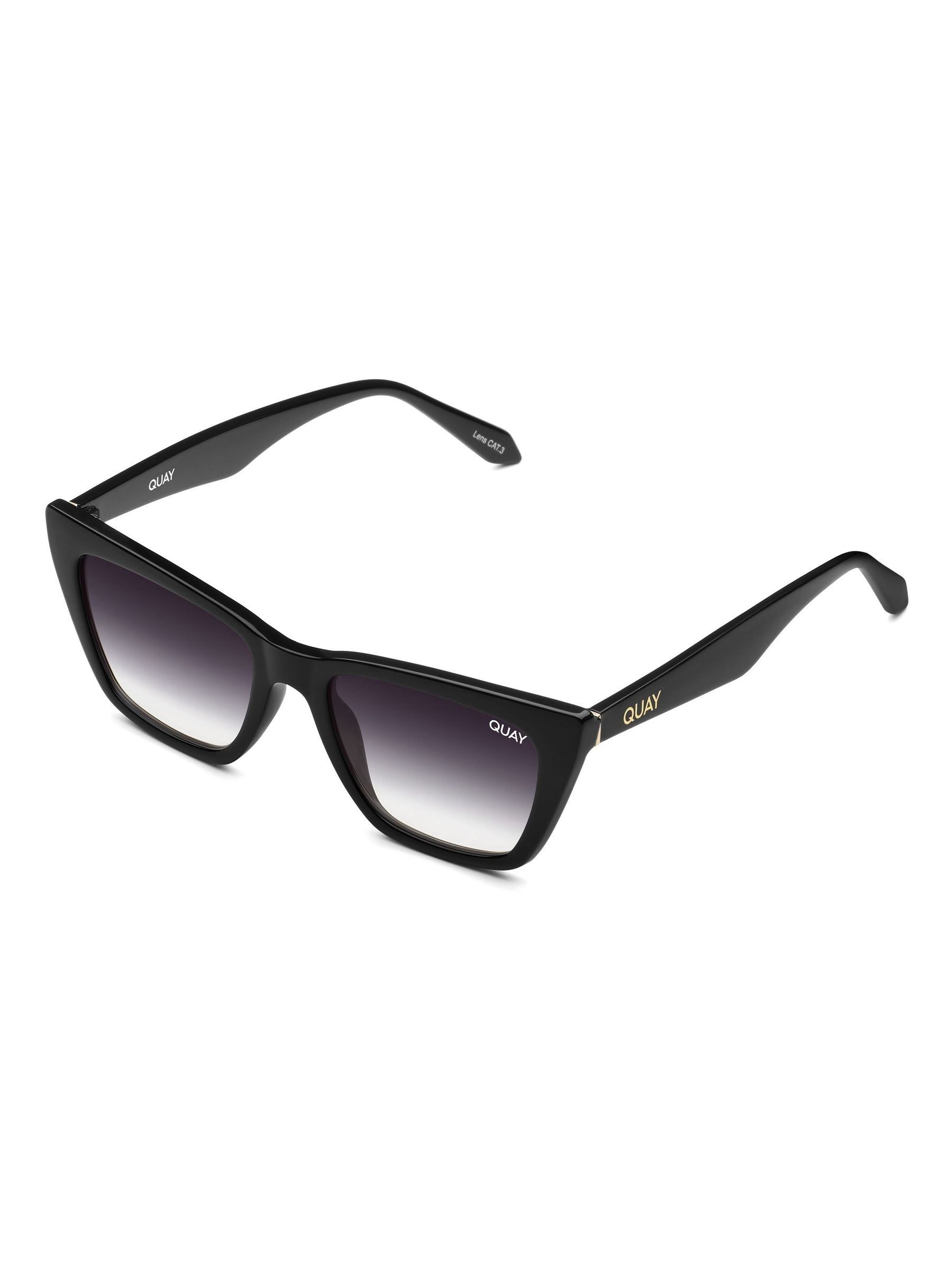 QUAY Black Call The Shots Sunglasses - Image 2 of 2