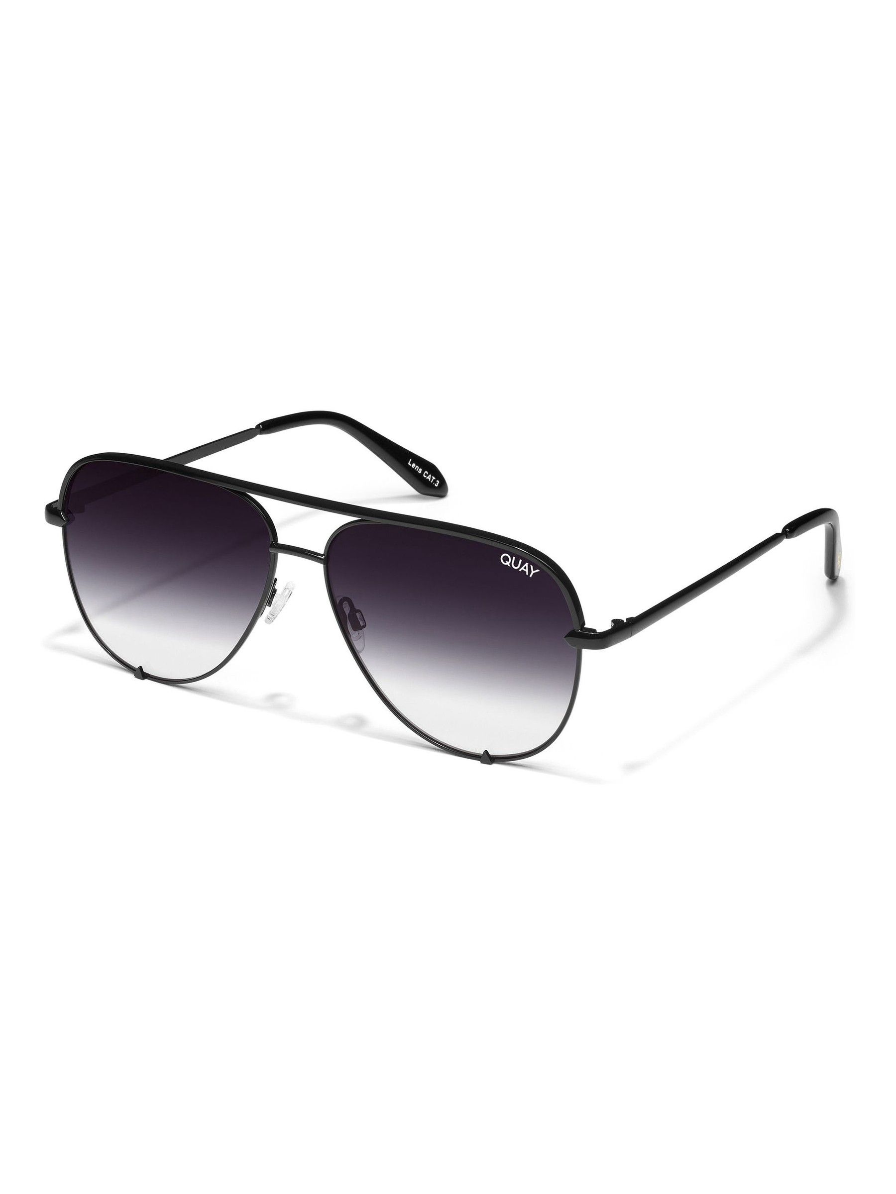 QUAY Black High Key Sunglasses - Image 4 of 5