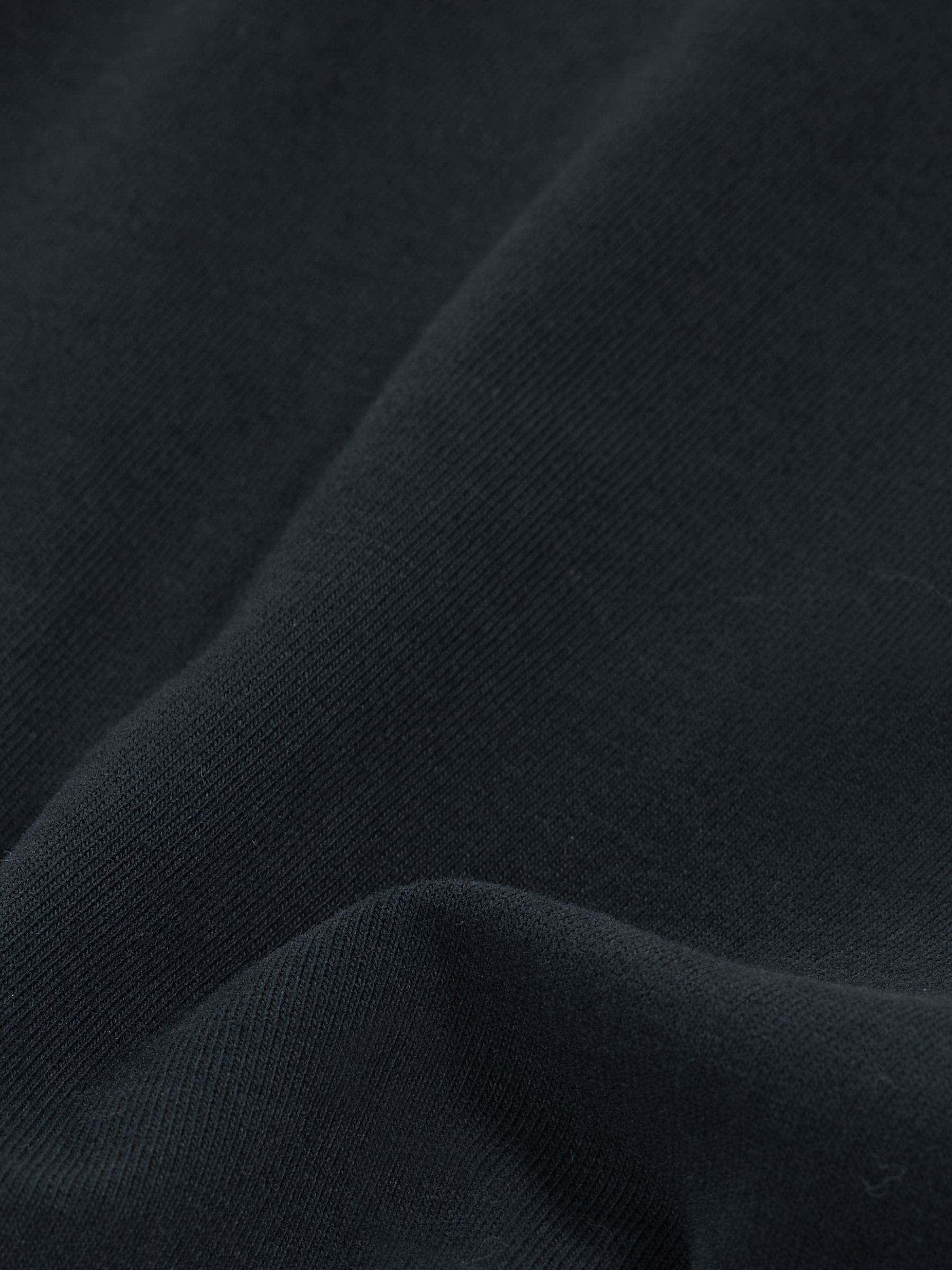 Stretch Cotton V-Neck T-Shirt in Navy - image 5