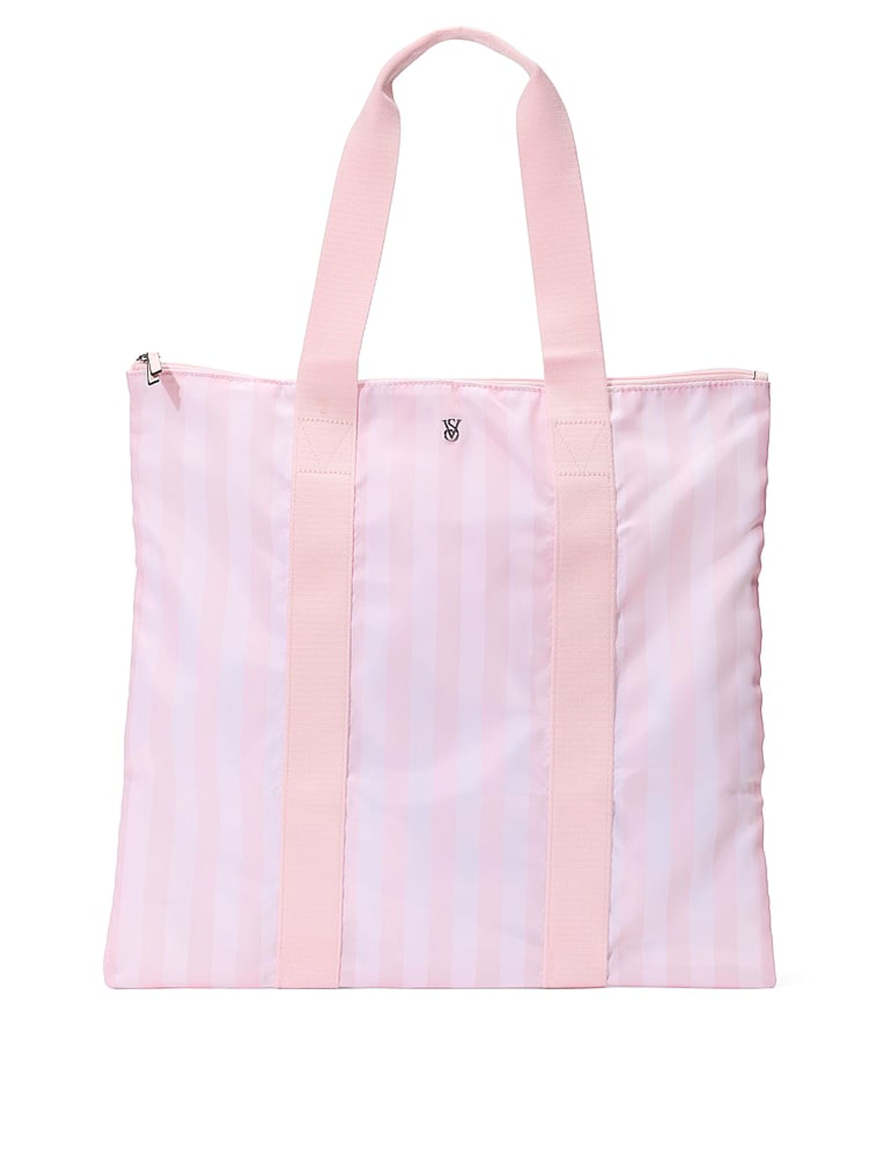Heritage Stripe Pink Packable Tote Bag - Image 2 of 4