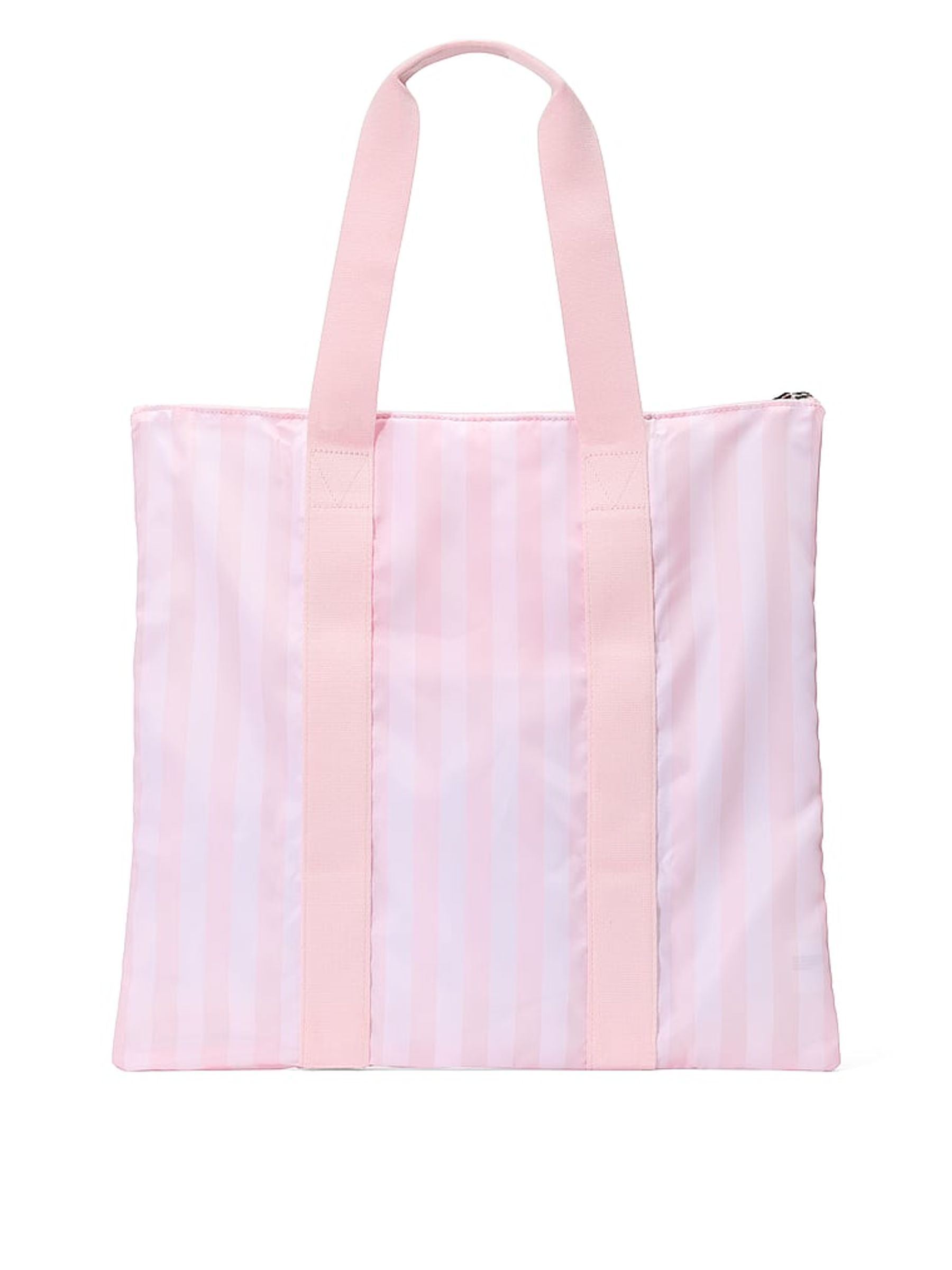 Heritage Stripe Pink Packable Tote Bag - Image 3 of 4