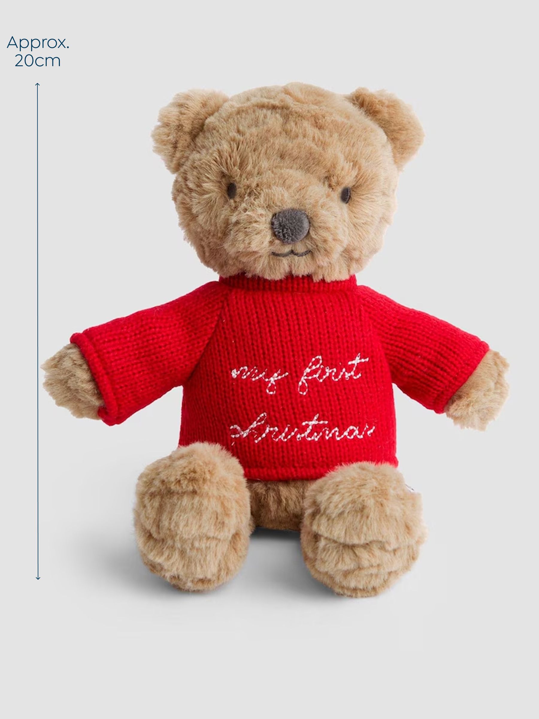 Christmas Barnaby Bear Soft Toy Plushie - Small - Image 3 of 3