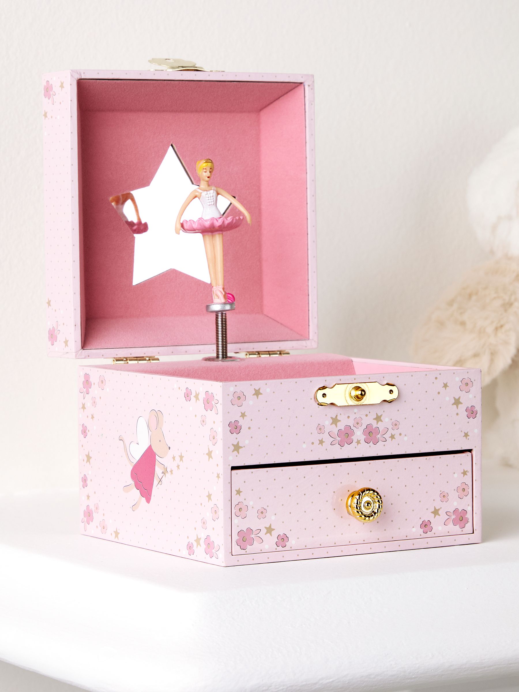 アロマストーンベビーシューズ&サシェセット Fairy Mouse Musical Jewellery Box | JoJo Maman Bébé