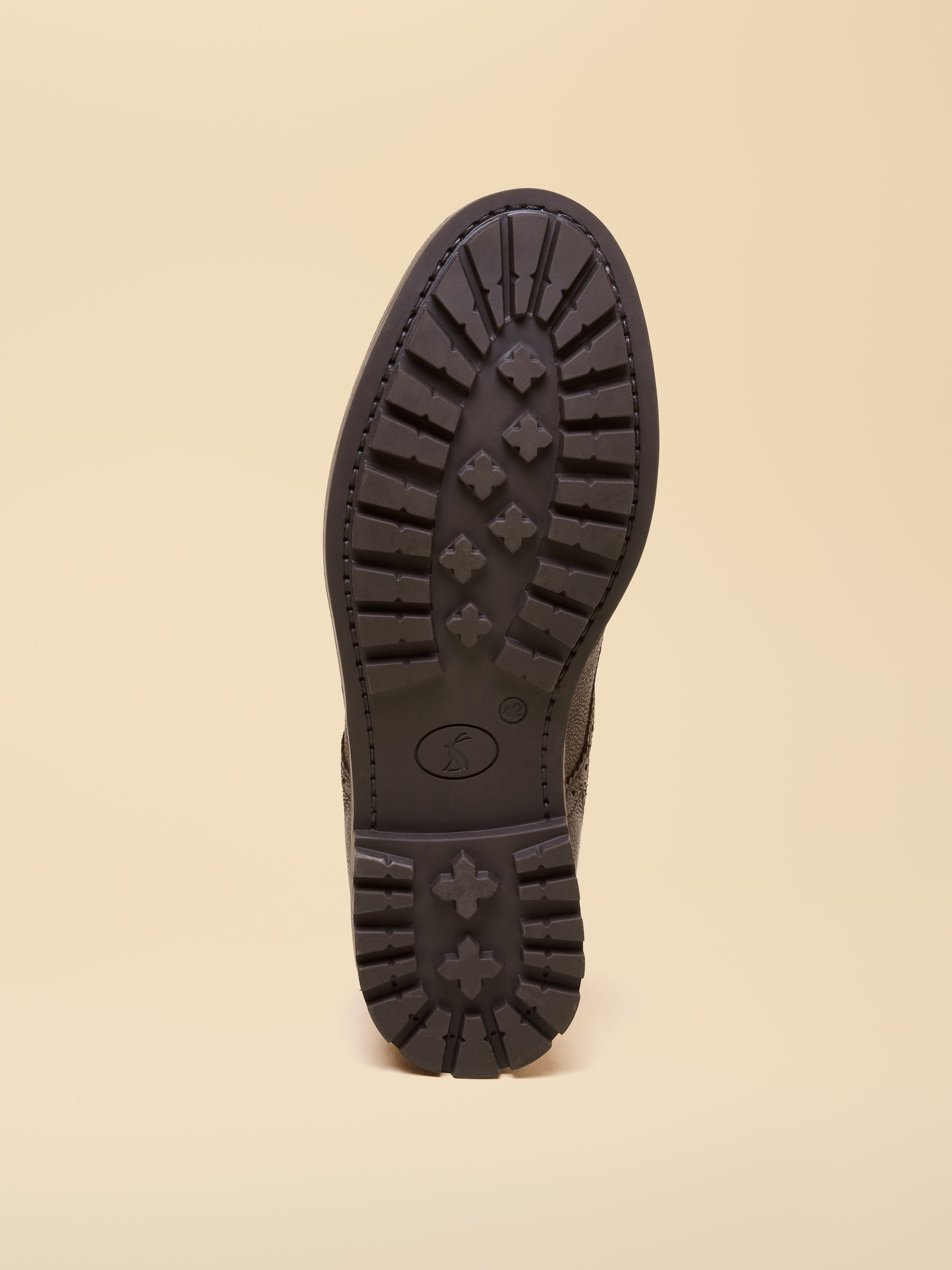 Brown Cleated Leather Brogues - Image 4 of 6