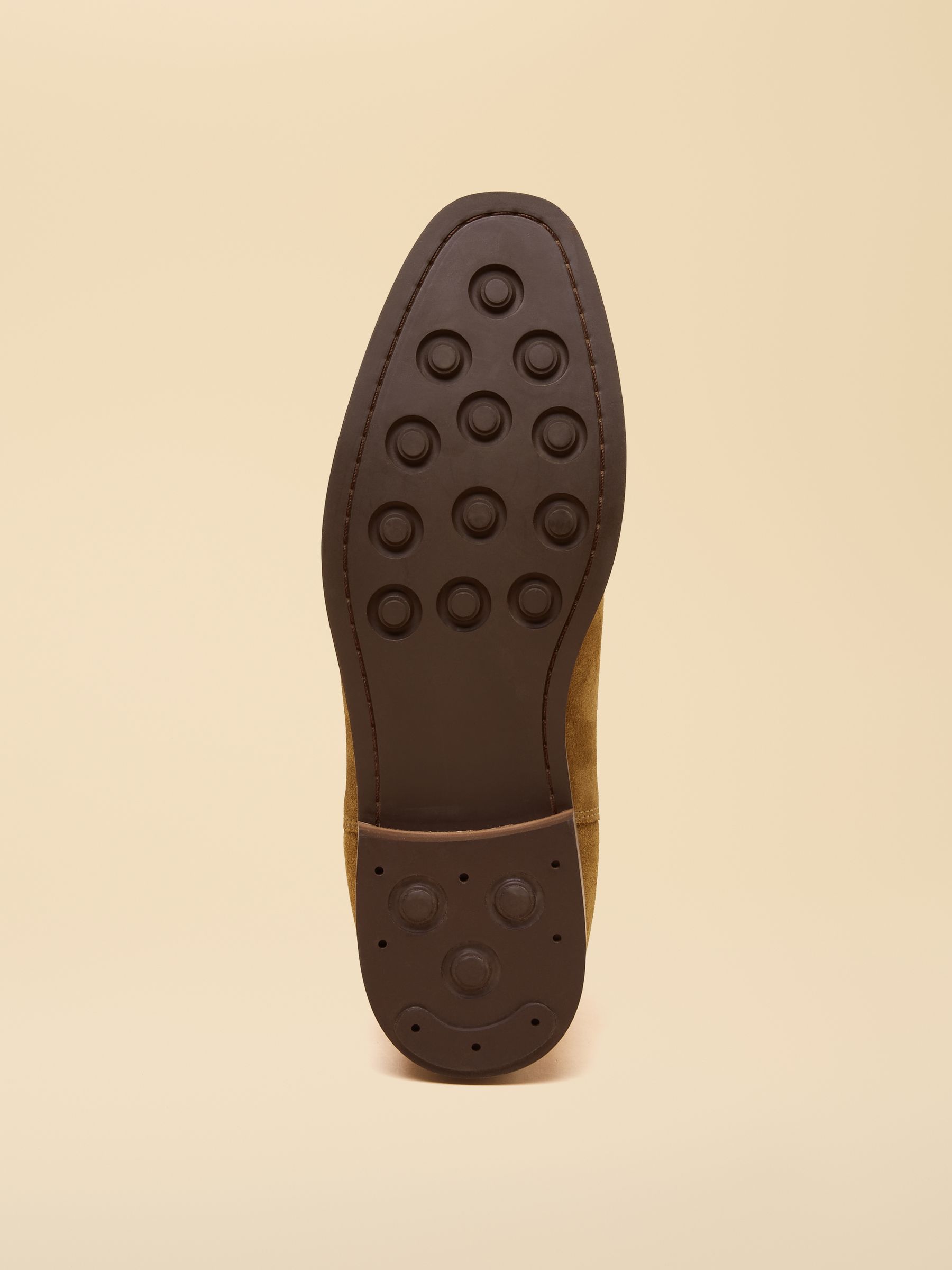 Taupe Suede Chelsea Boots - Image 4 of 6