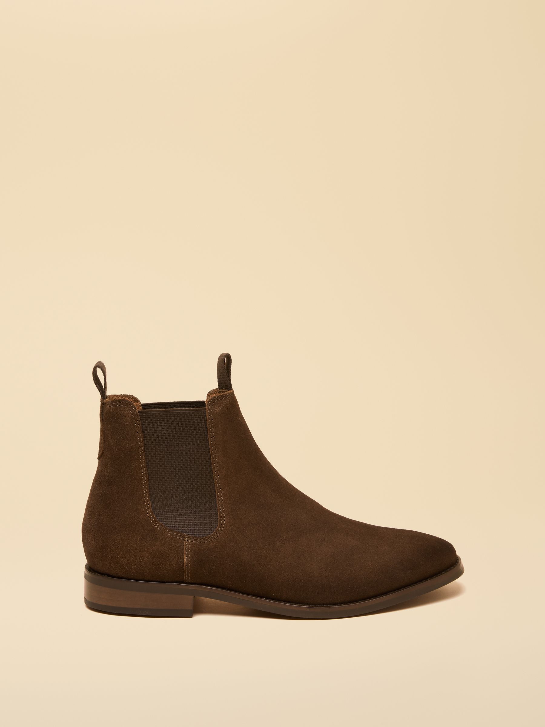 Brown Suede Chelsea Boots - Image 2 of 6 Brown Suede Chelsea Boots - Image 2 of 6