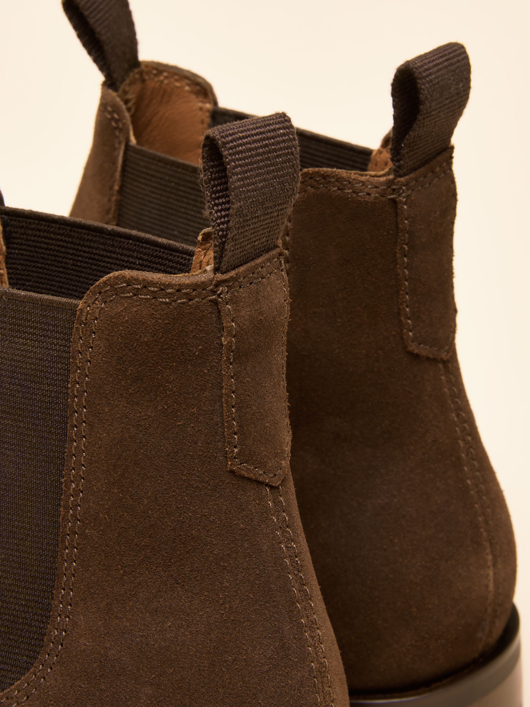 Brown Suede Chelsea Boots - Image 6 of 6