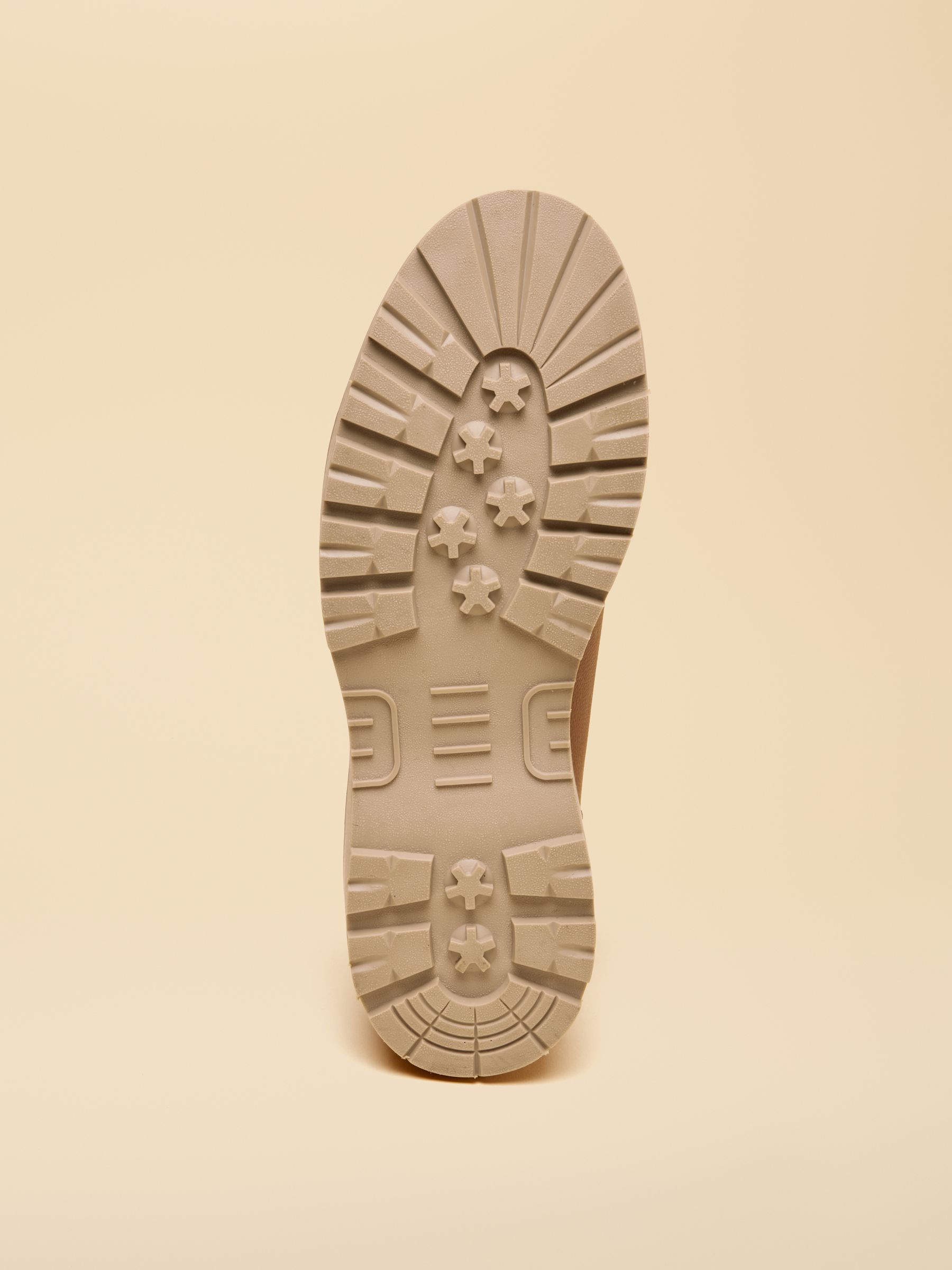 Tan Brown Leather Hiker Boots - Image 4 of 7