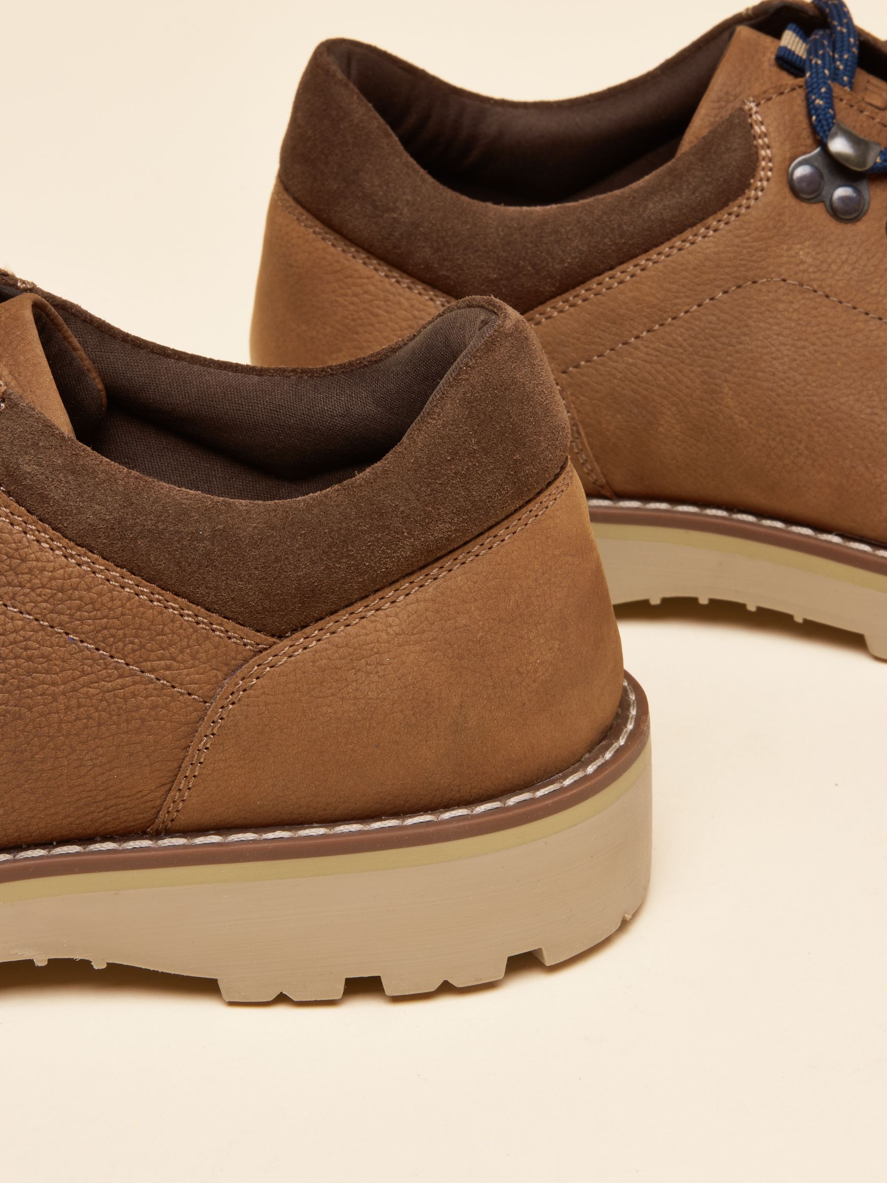 Tan Brown Leather Hiker Boots - Image 7 of 7