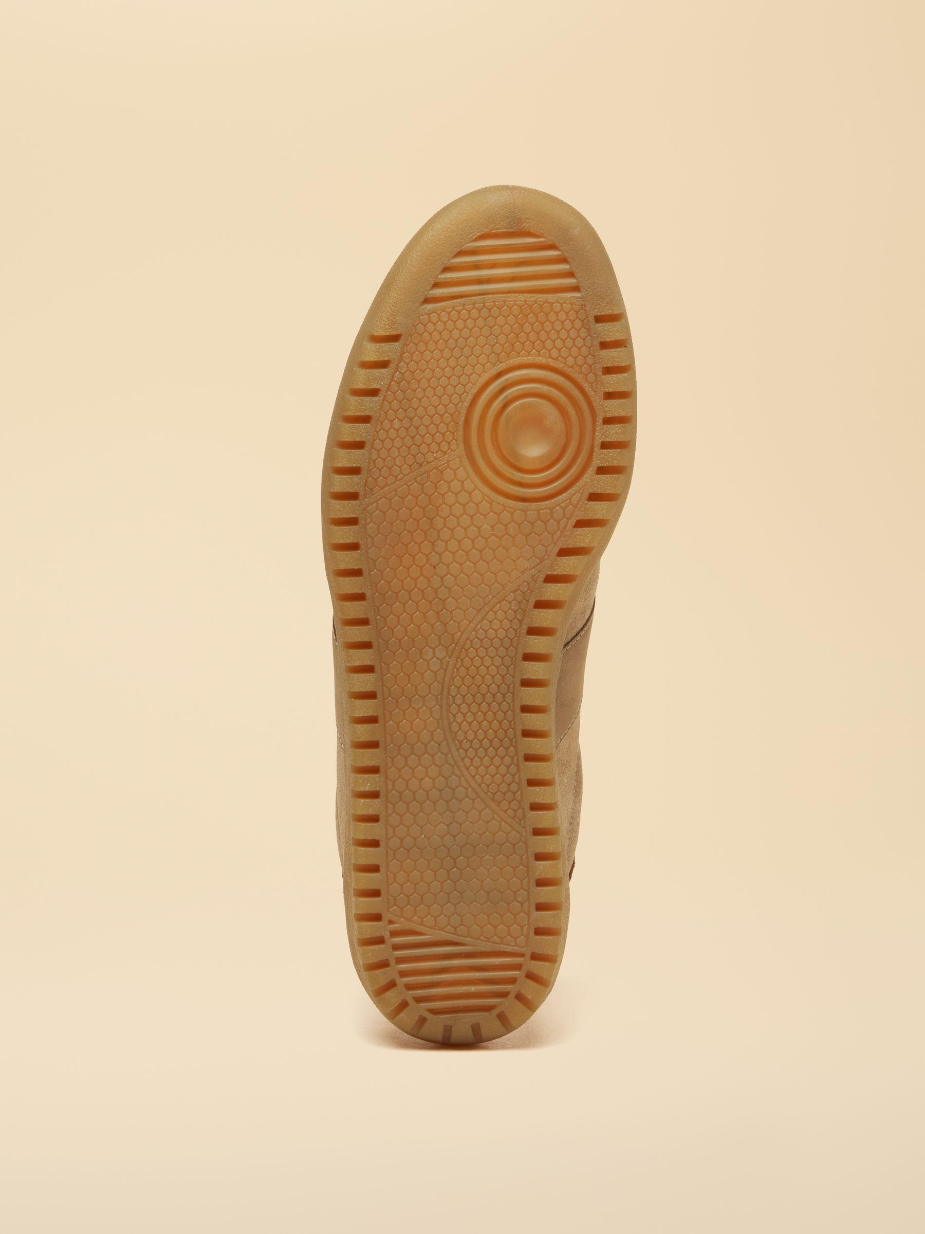 Taupe Brown Suede Trainers - Image 4 of 7