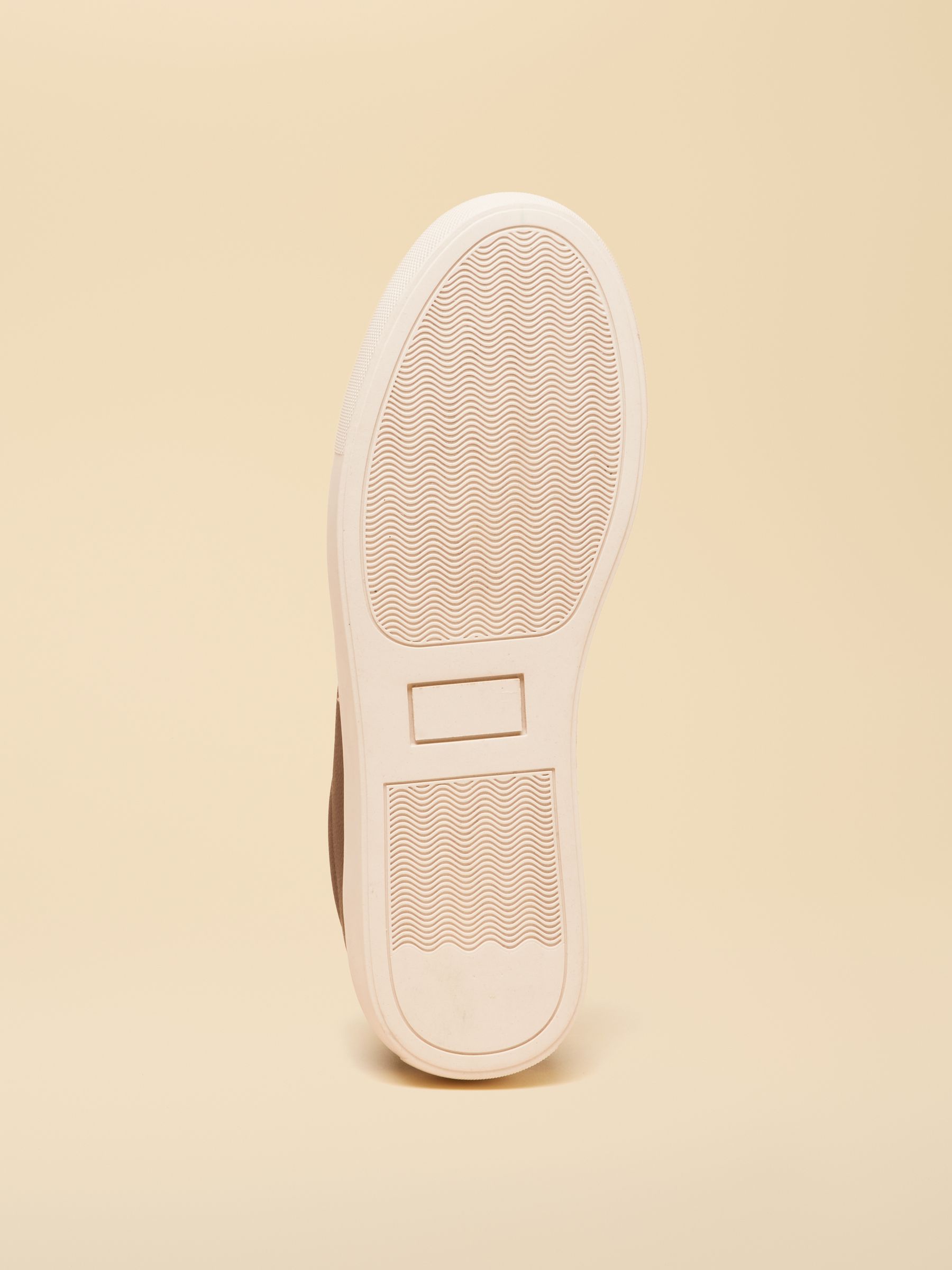 Brown Leather Longline Trainers - Image 4 of 7