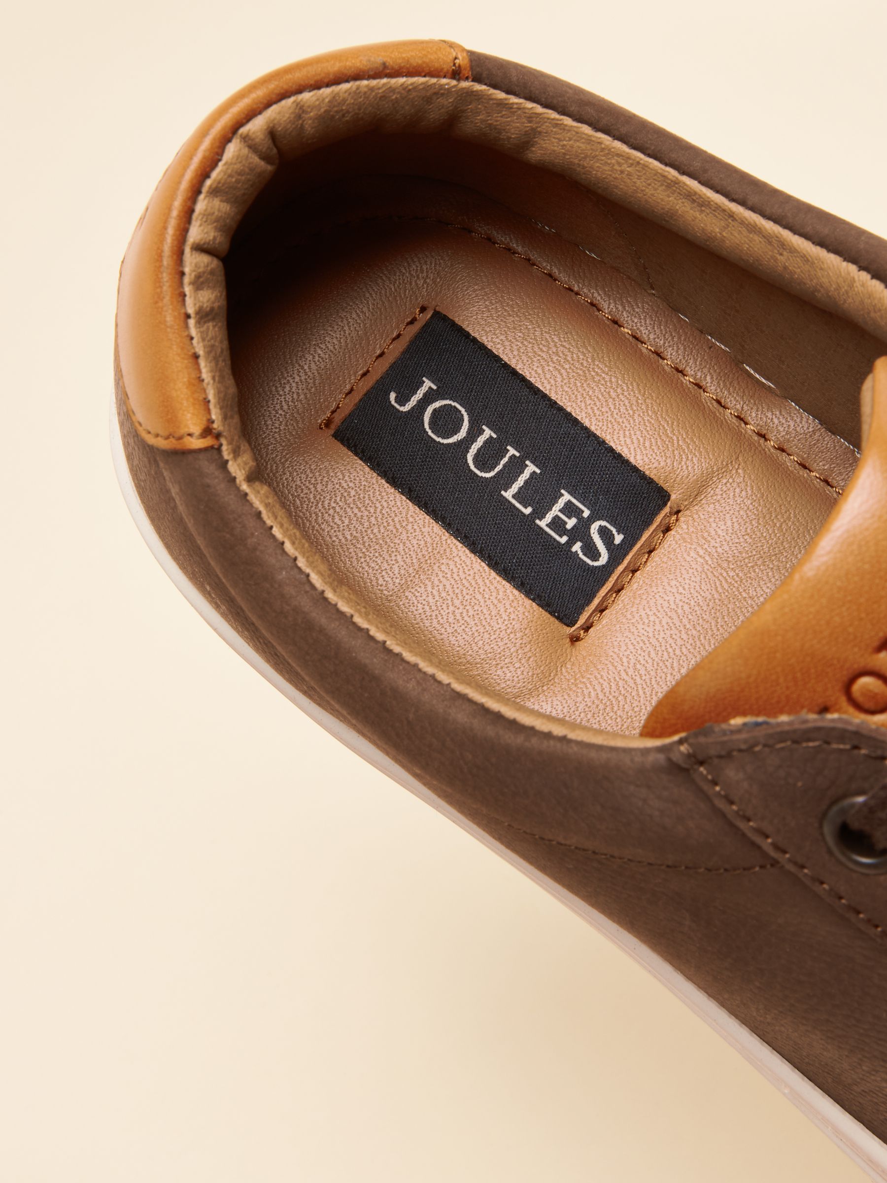 Brown Leather Longline Trainers - Image 7 of 7