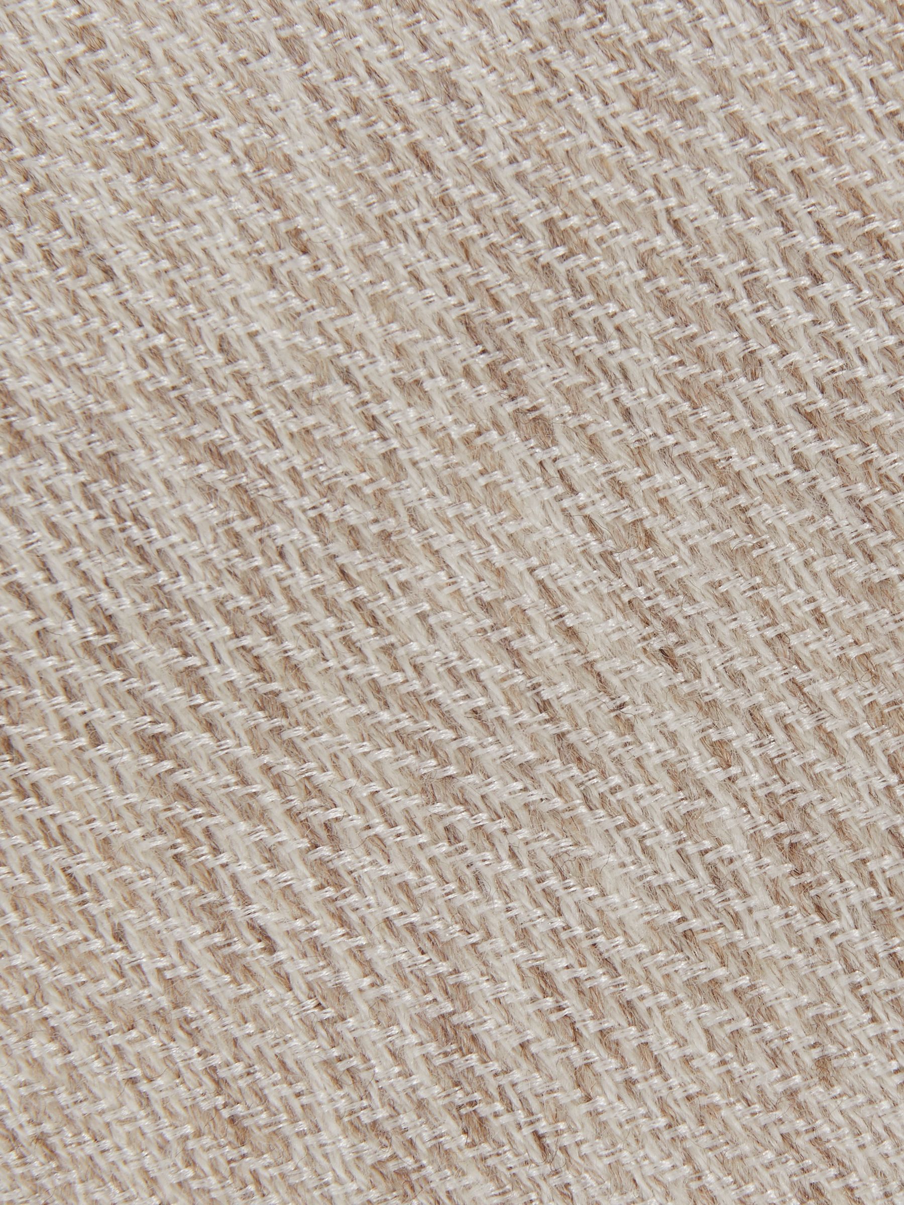 Wool-Silk Textured Tie in Oatmeal - Image 5 of 6
