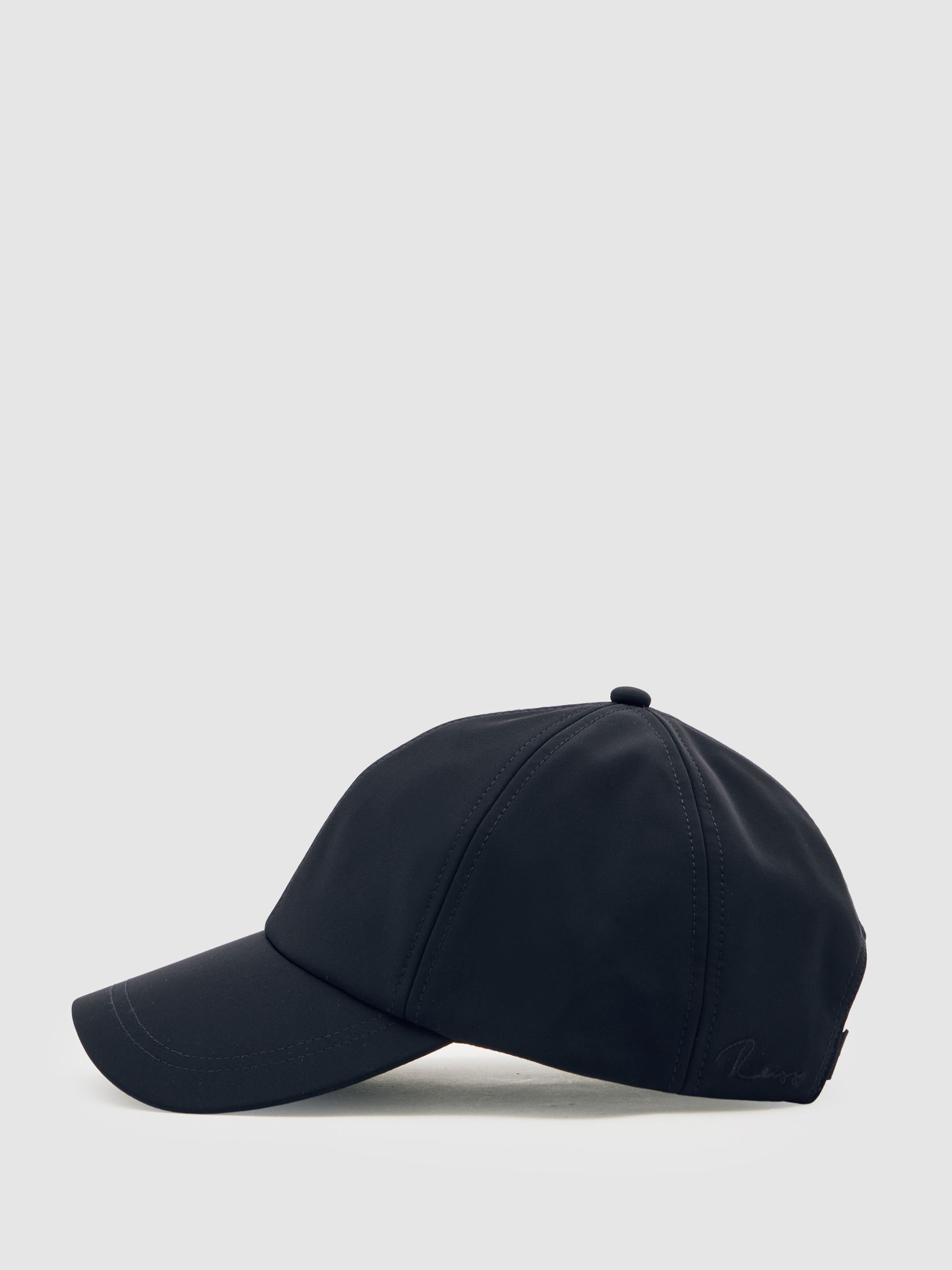 Embroidered Logo Tech Baseball Cap in Navy - Image 3 of 5