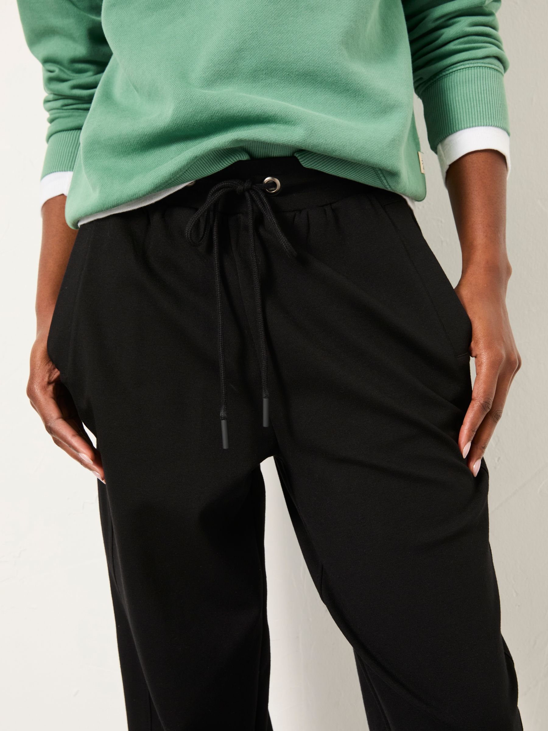 Cleo Black Barrel Leg Ponte Trouser - Image 4 of 6