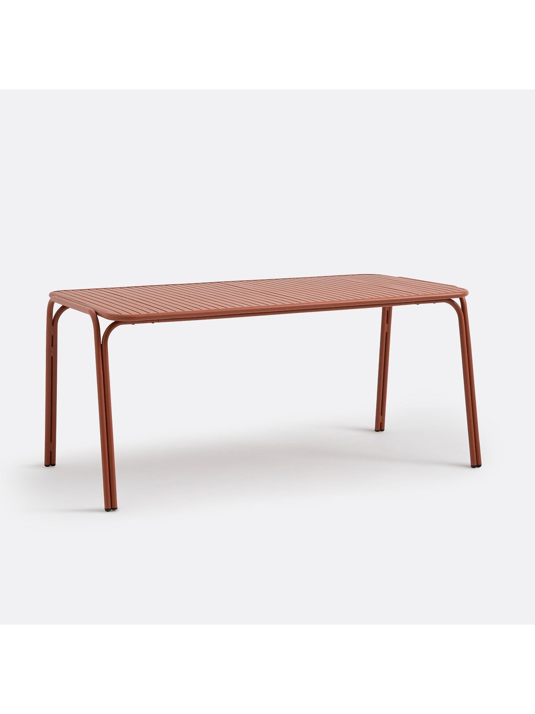 La Redoute Intérieurs Terracotta Lyona Aluminium Garden Table - Image 2 of 5