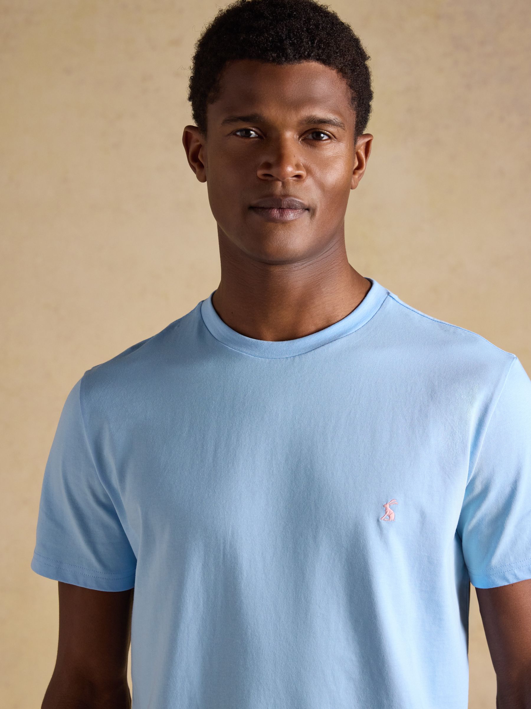 Blue/Navy/Pink Classic Fit Cotton T-Shirt 3 Pack - Image 8 of 10